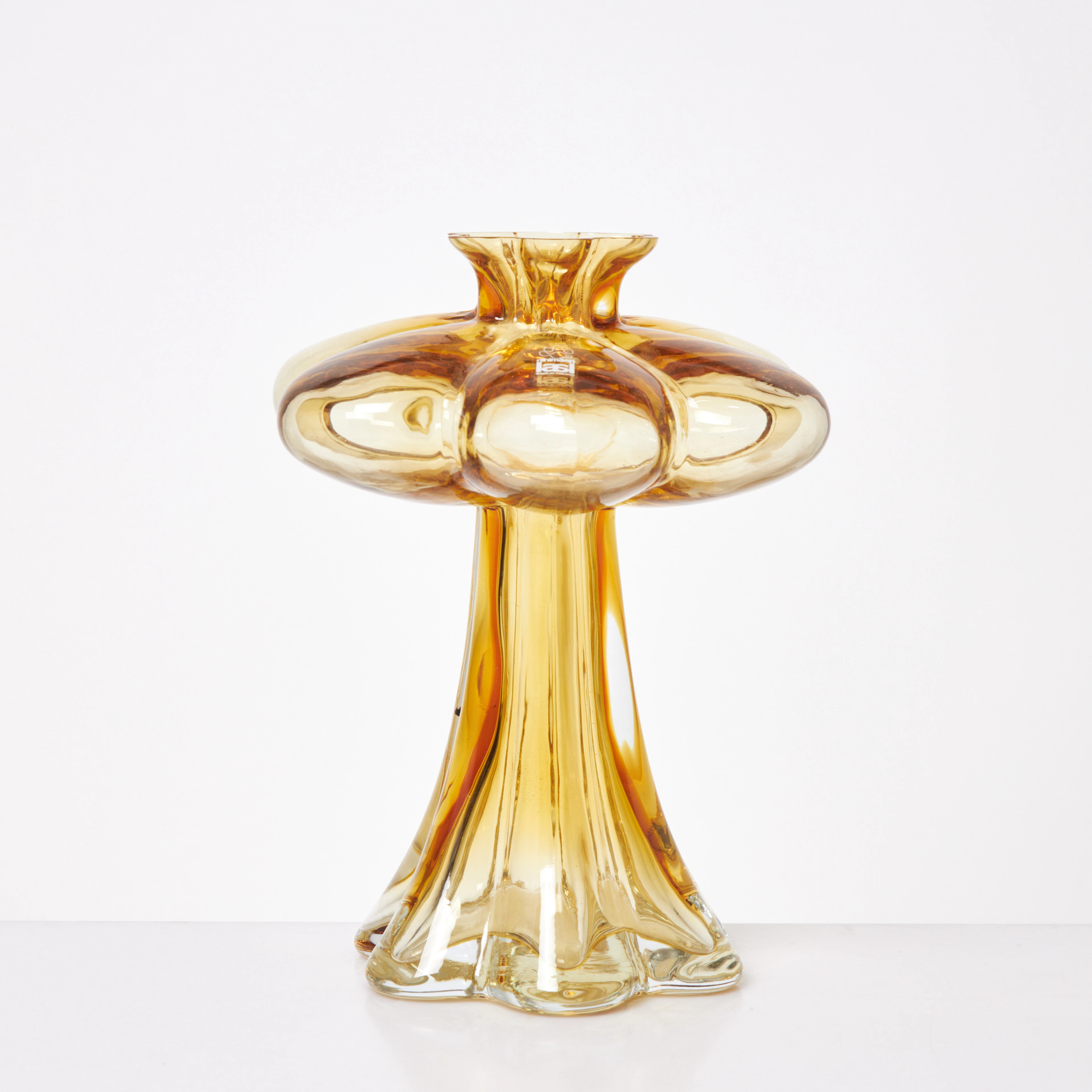 HELENA TYNELL. vas, "Päivänkukka", glas, Riihimäen Lasi, Finland.