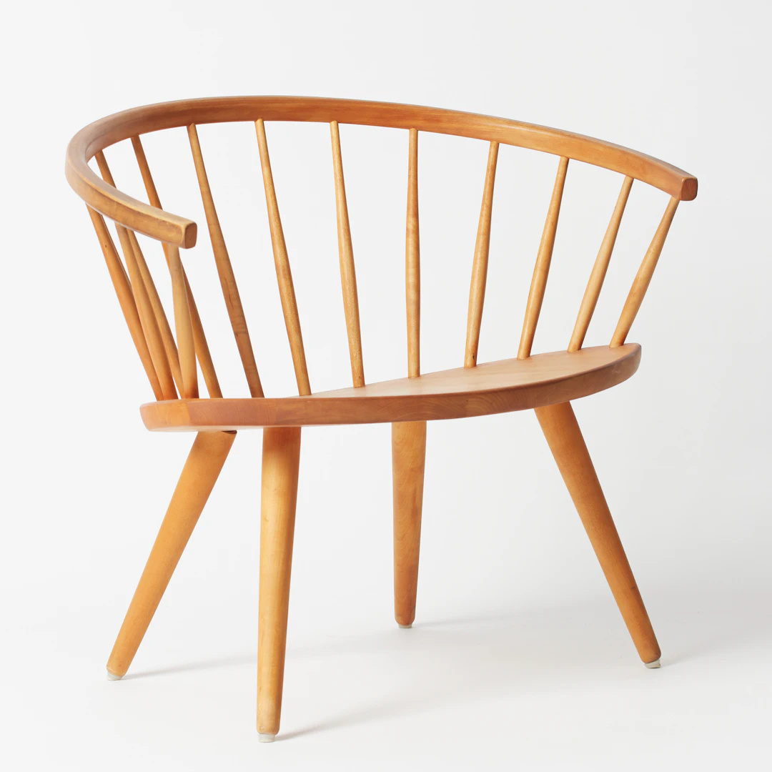 YNGVE EKSTRÖM. Stolab, Lounge Chair / Sessel, Modell 'Arka', Eiche
