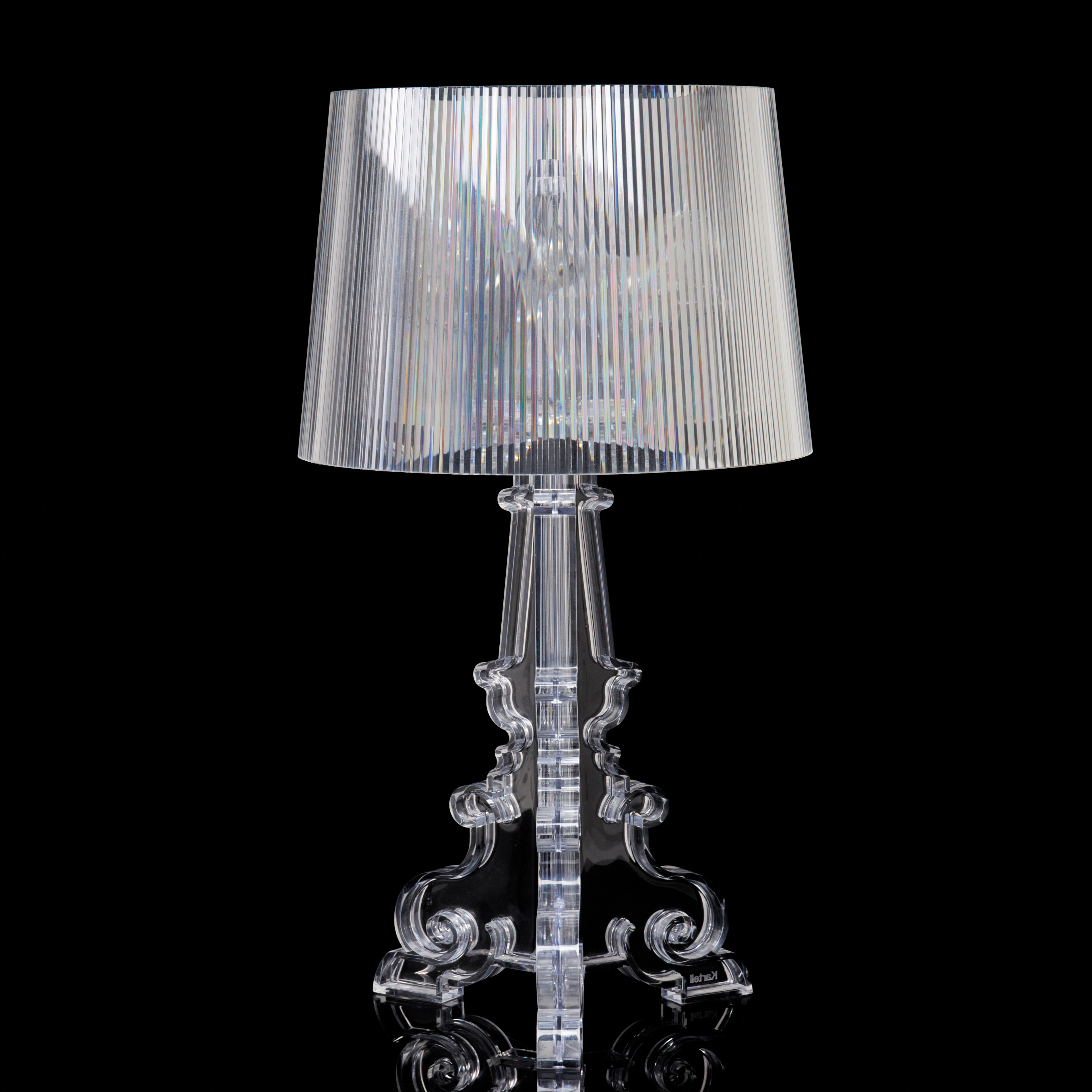FERRUCCIO LAVIANI. Bordslampa, "Bourgie", polykarbonat, för Kartell, märkt.