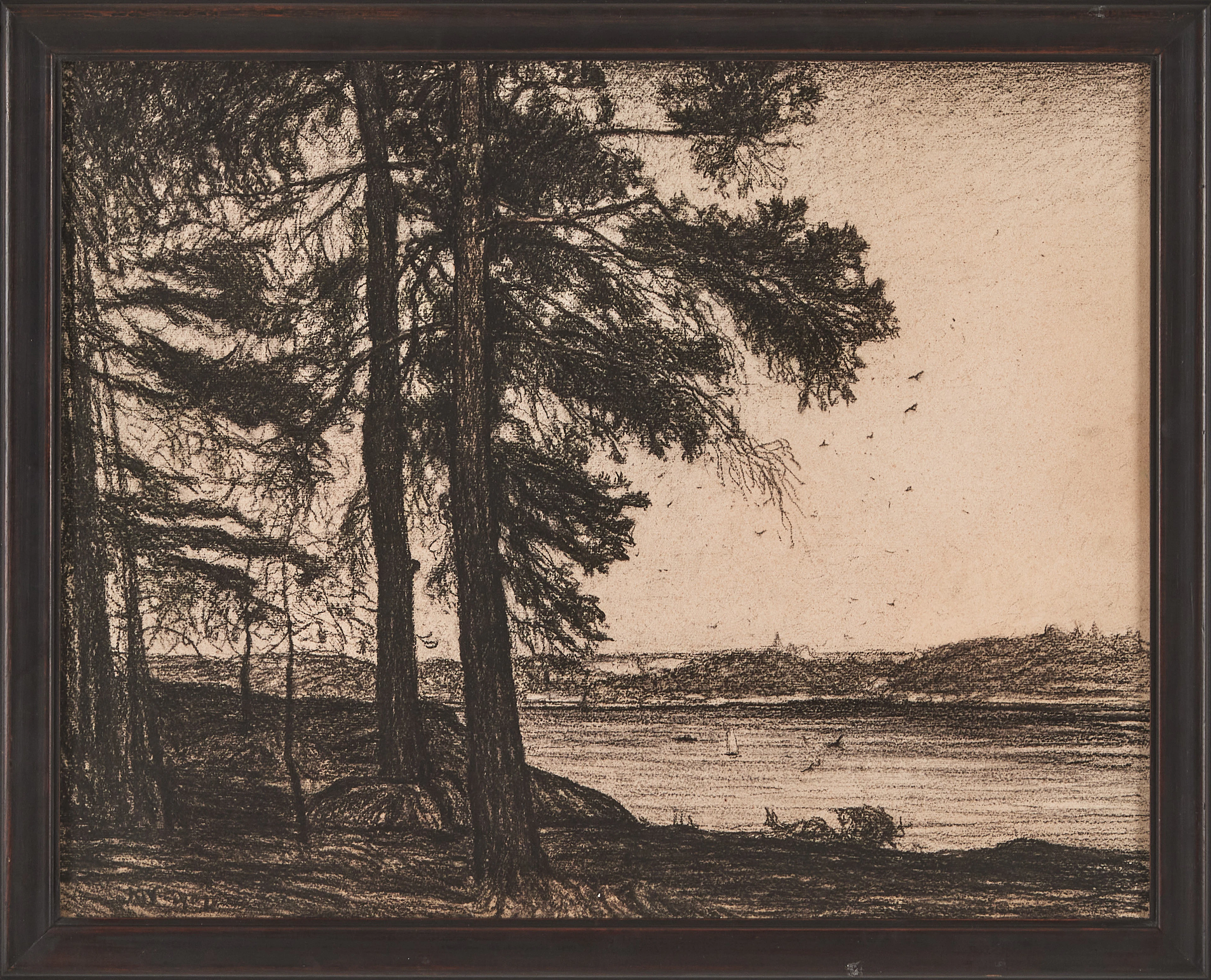 KARL NORDSTRÖM. "Brunnsviken - en sommarnatt".