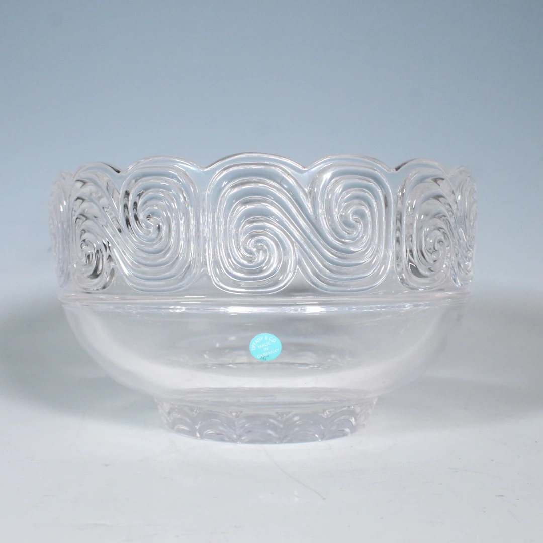 TIFFANY & CO. "Louis Comfort Tiffany Collection'S" Schale aus geschliffenem