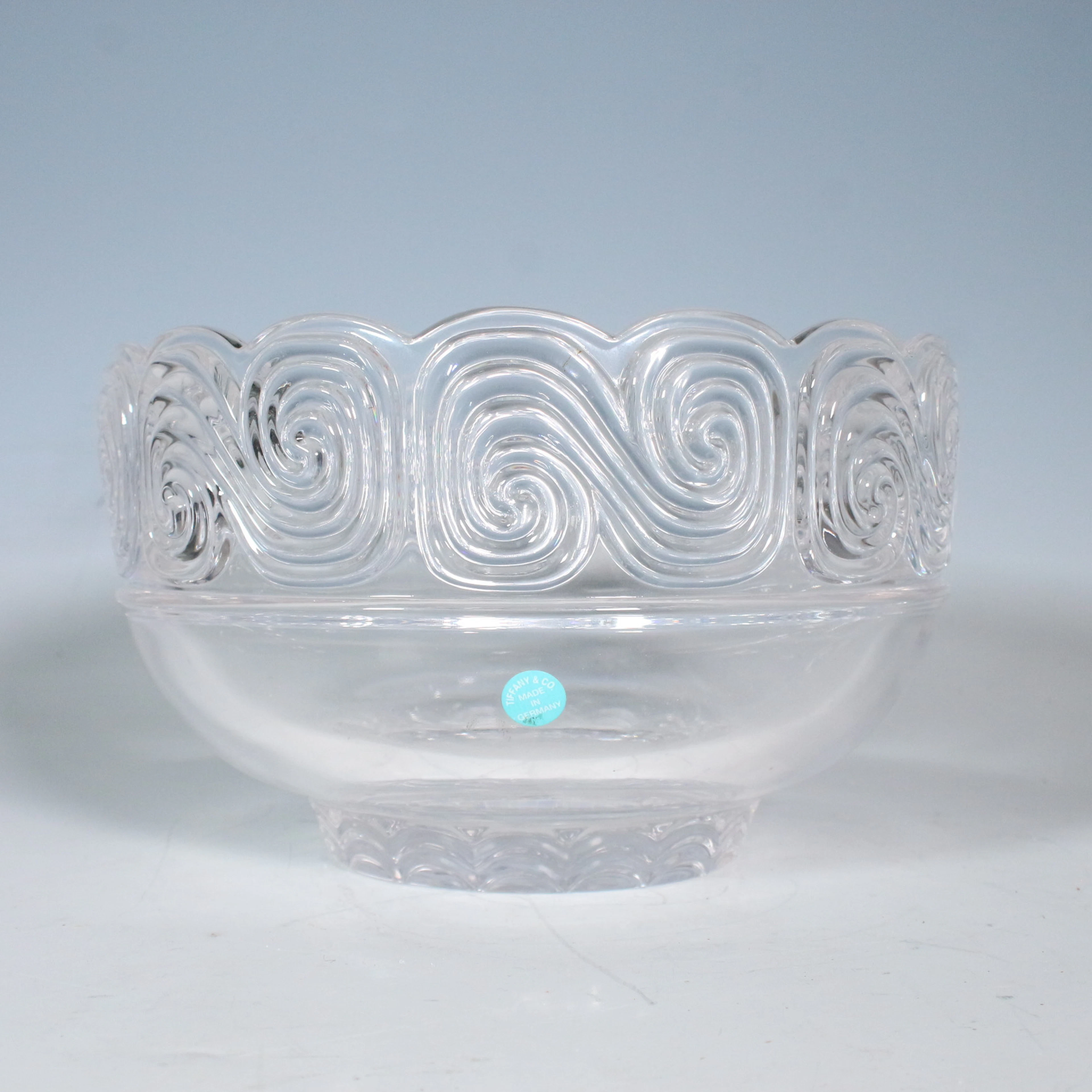 TIFFANY & CO. "Louis Comfort Tiffany Collection'S" Schale aus geschliffenem