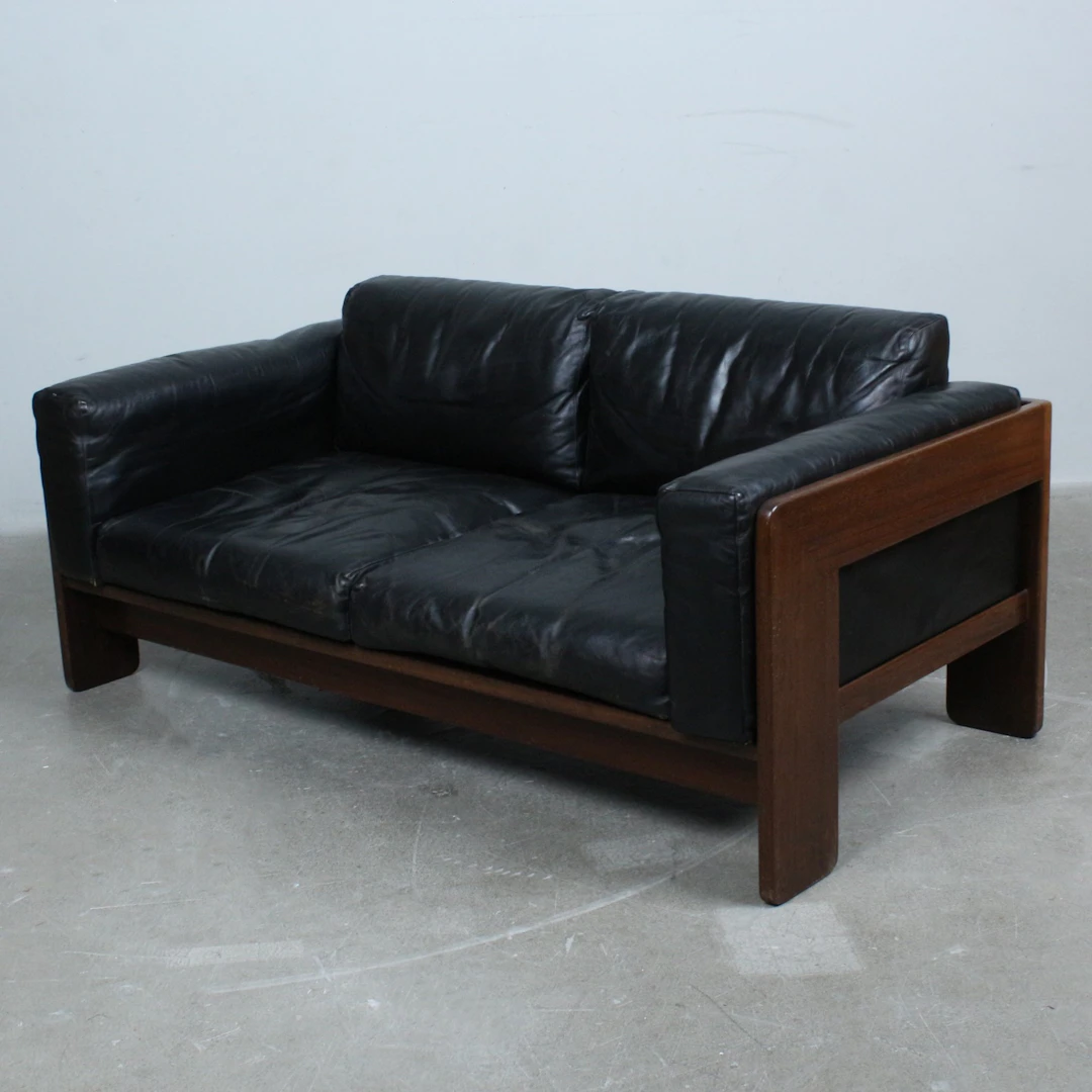 TOBIA & AFRA SCARPA. Gavina / Knoll, Zweisitzersofa / Couch, Modell
