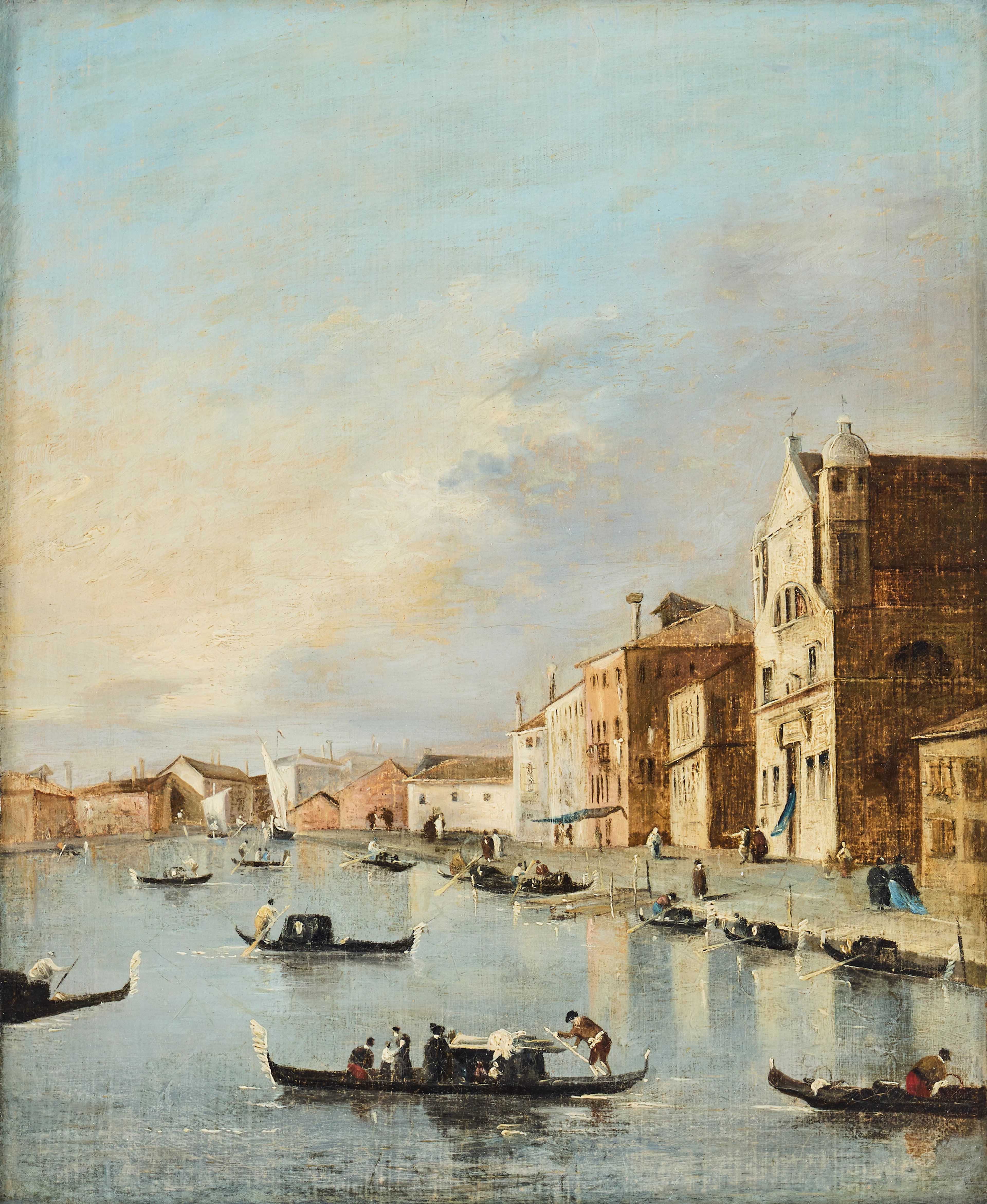 ITALIAN SCHOOL, 19TH CENTURY. After Francesco Guardi. The Church of