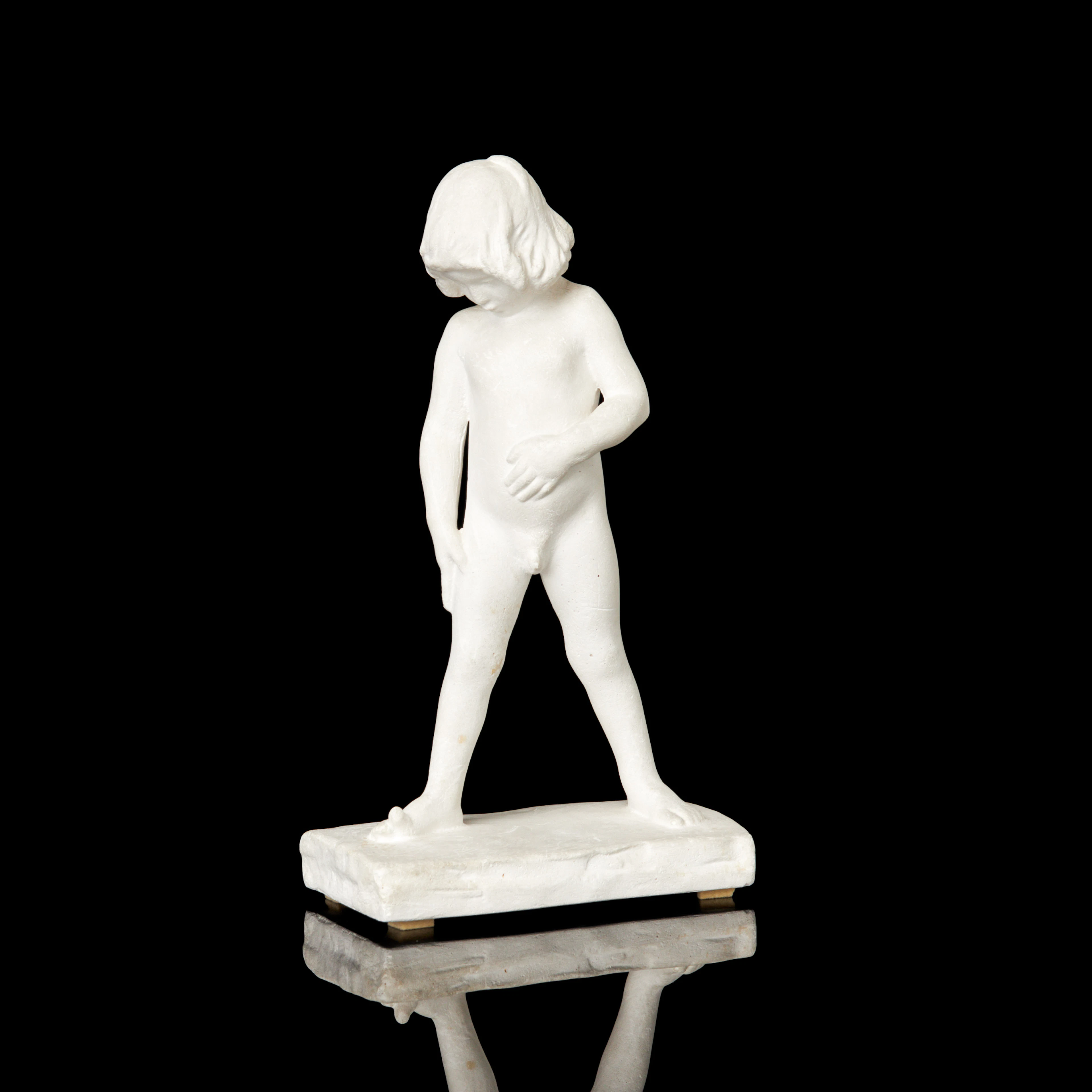 CHRISTIAN ERIKSSON. "Elof", skulptur, gips, signerad Ch. Eriksson