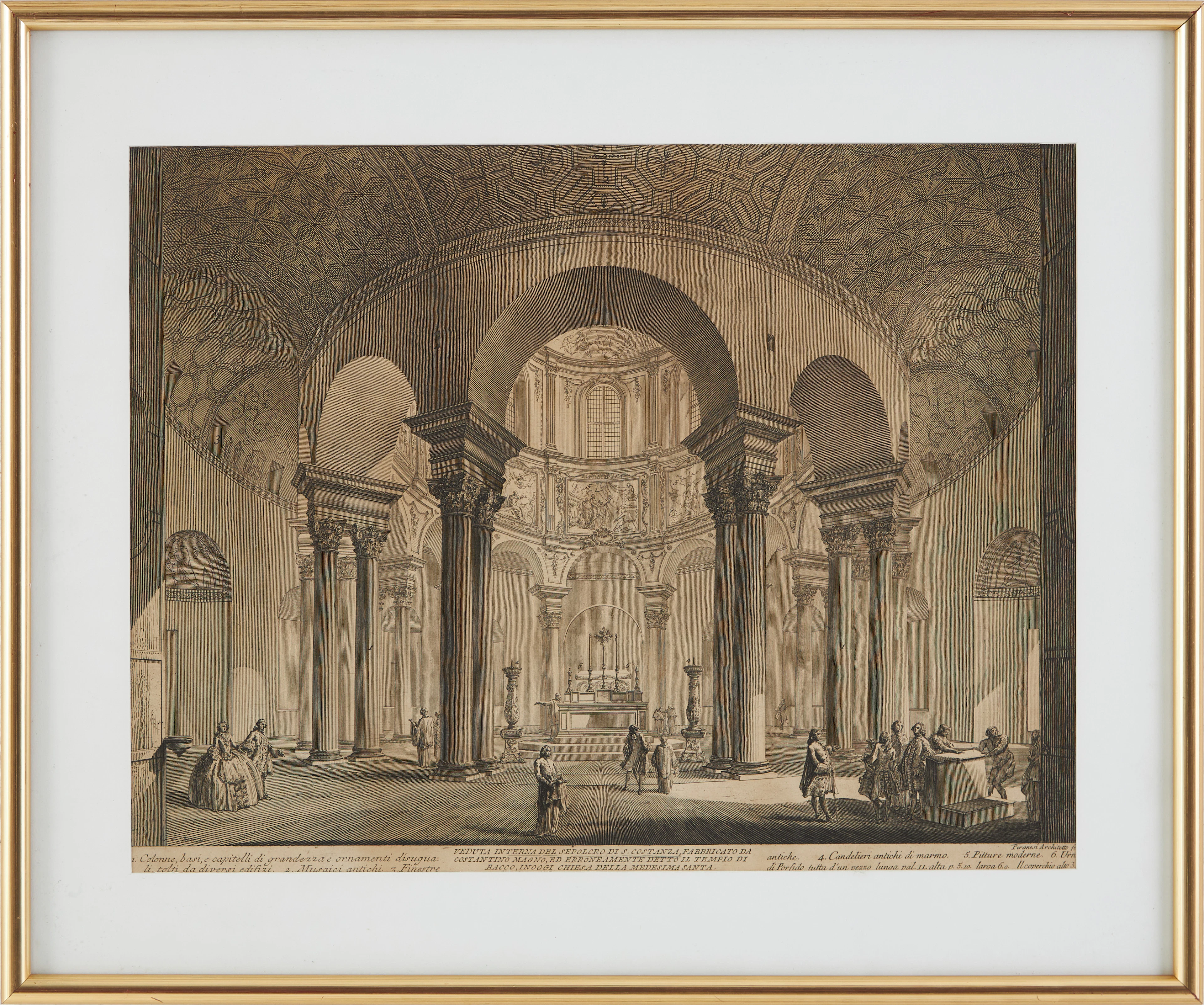 GIOVANNI BATTISTA PIRANESI, ruinlandskap, etsning.