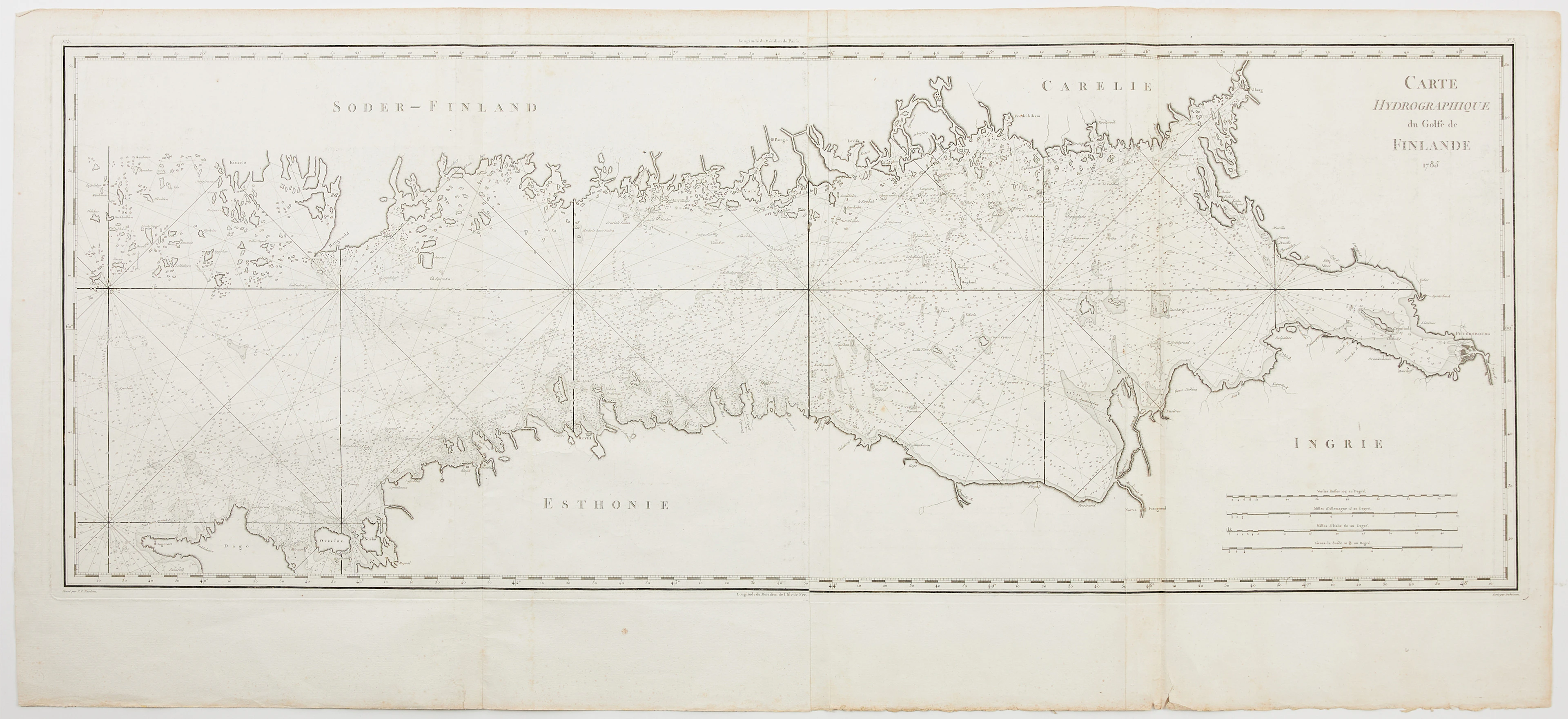 THE GULF OF FINLAND BY TARDIEU, C. 1785.