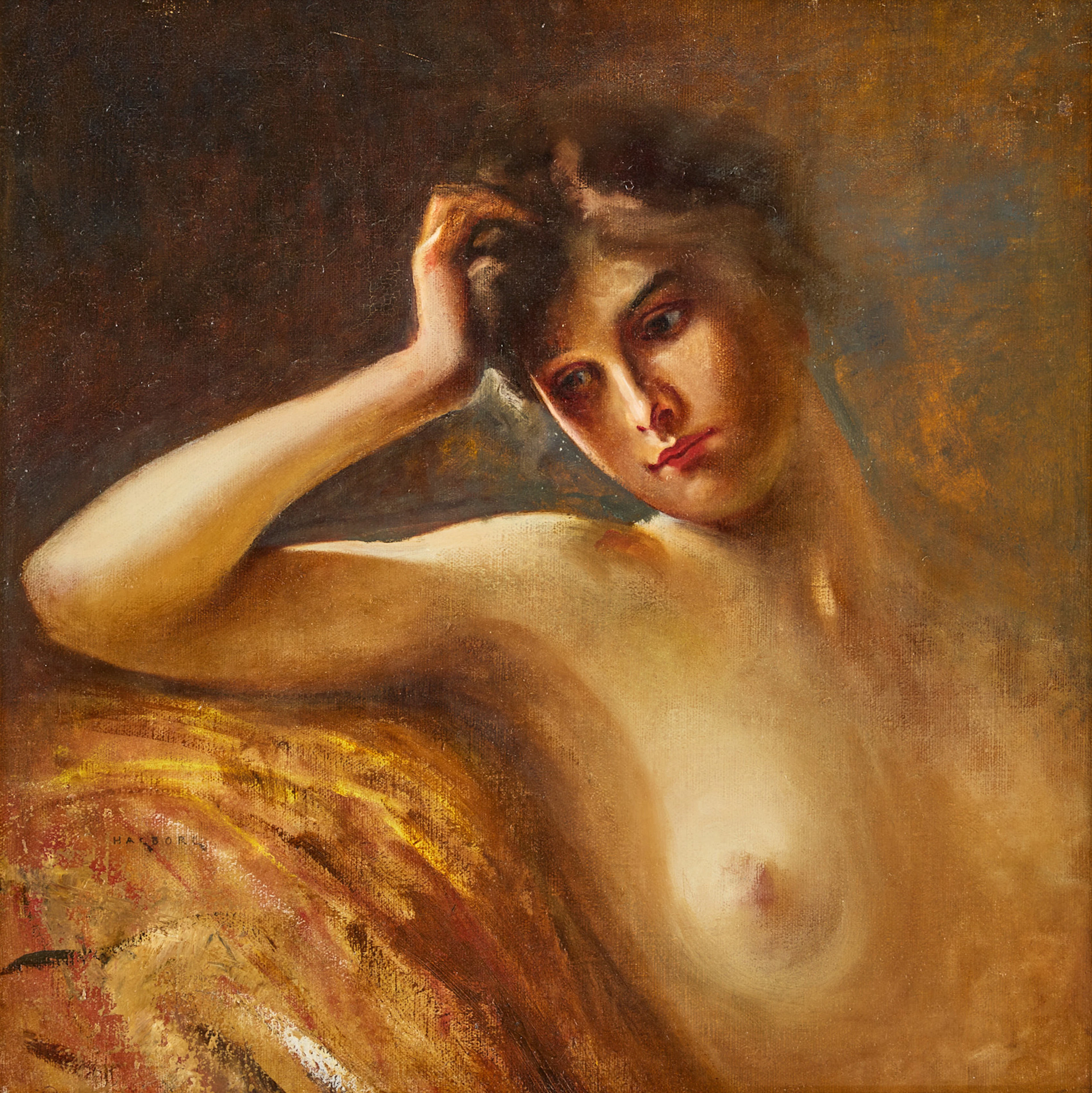 AUGUST HAGBORG. Kvinnostudie.