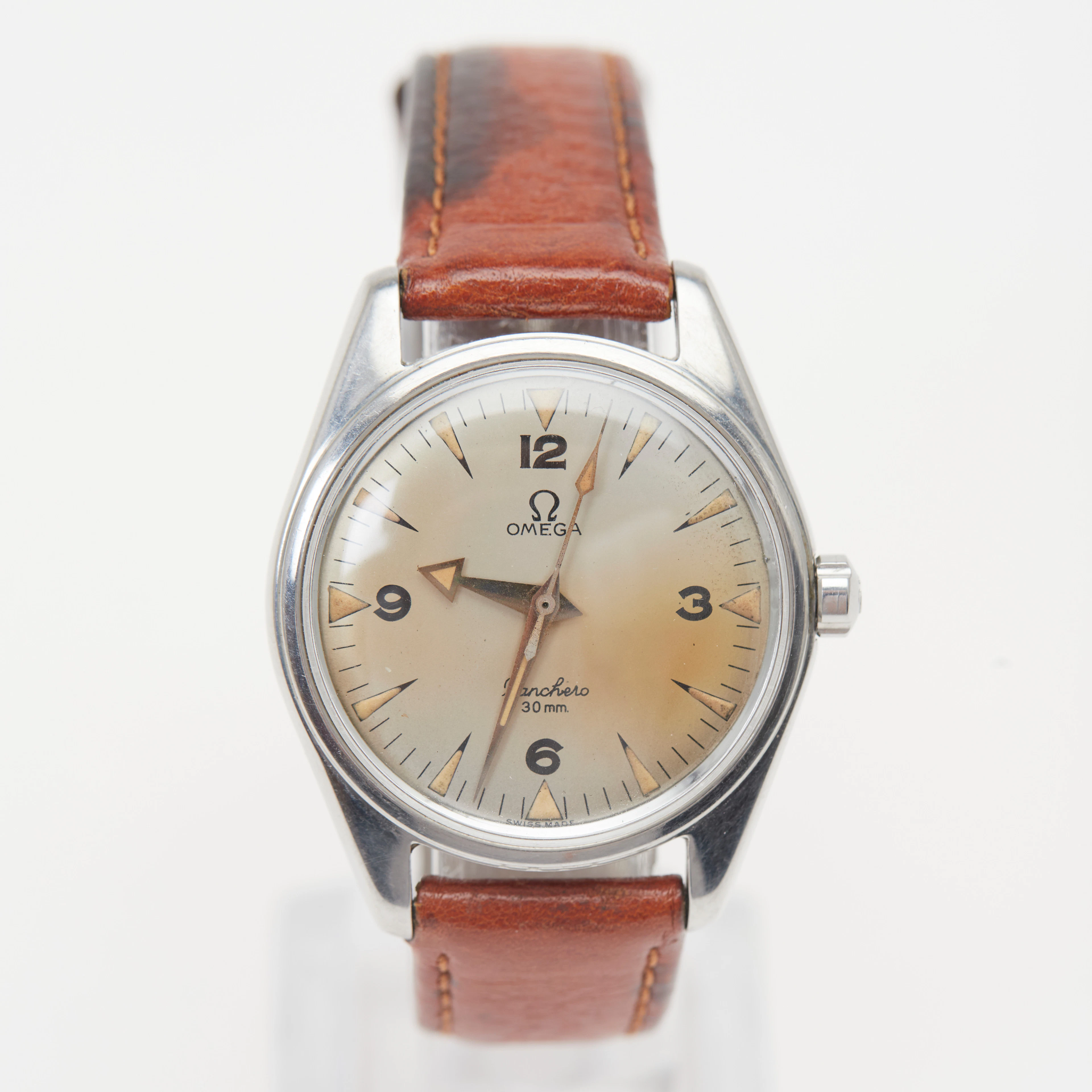 OMEGA. Armbanduhr, 'Ranchero', Handaufzug, 1950/1960, Schweiz.