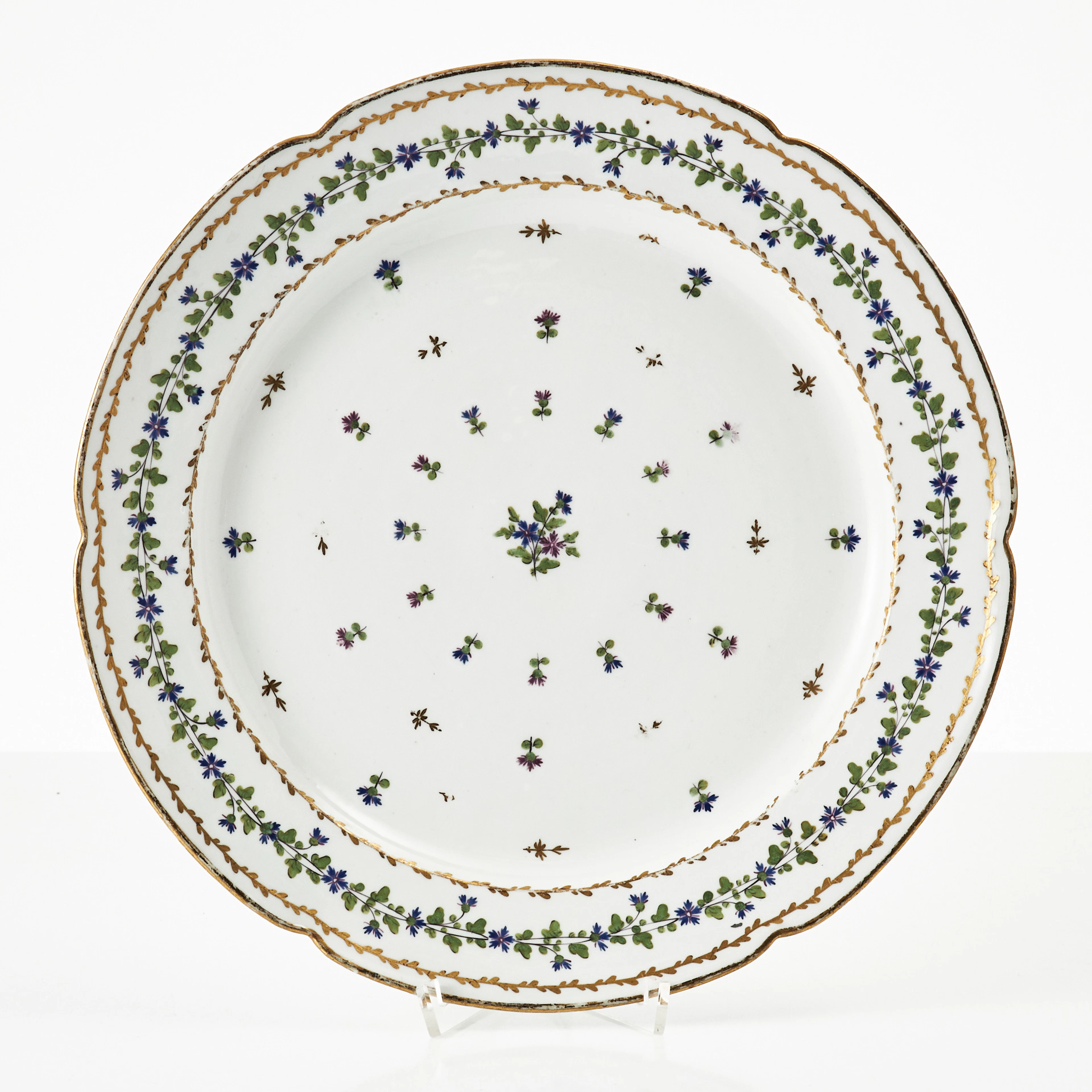 MANUFACTURE DE LA REINE (1776–1797), fat, porslin, Frankrike, Paris