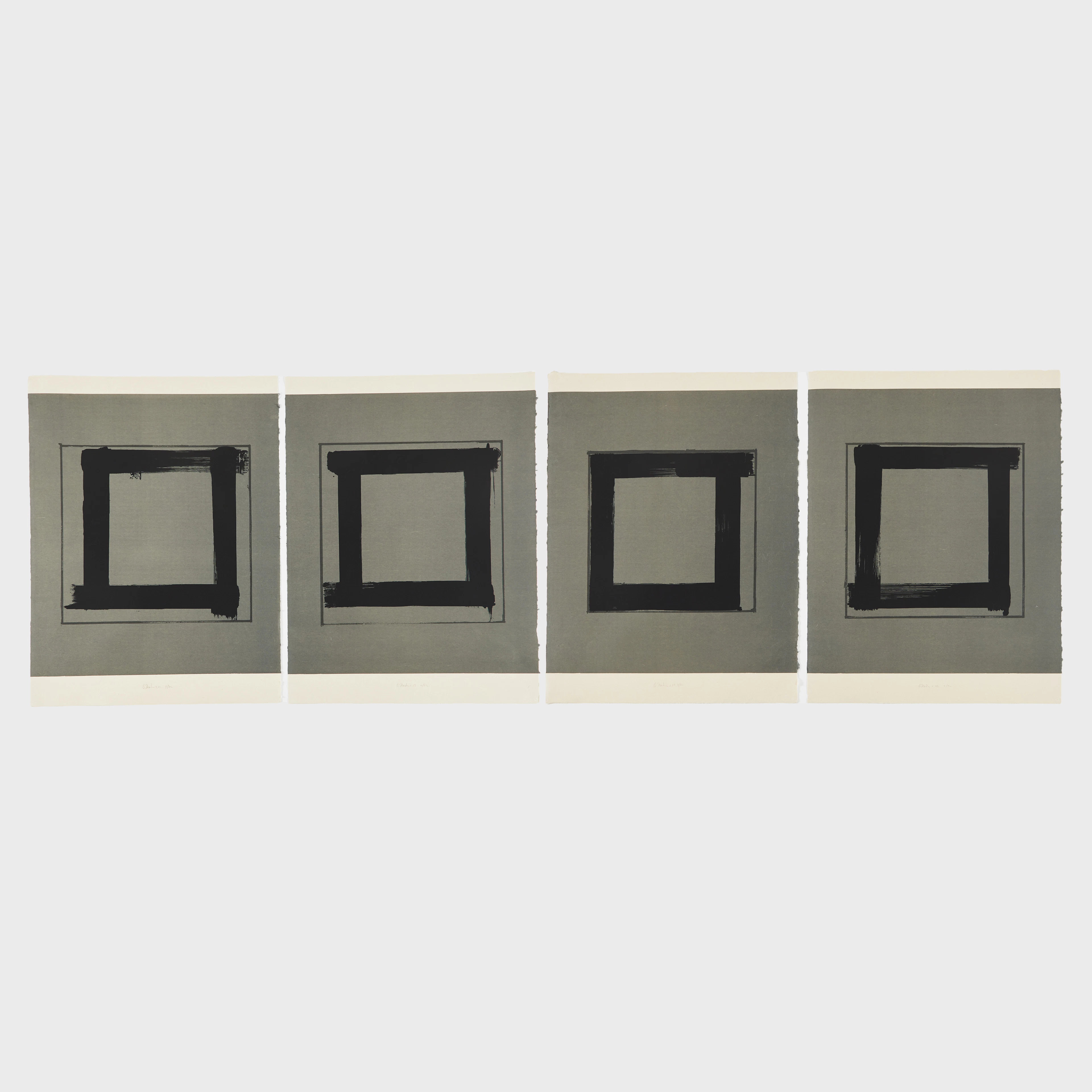BRICE MARDEN. "1, 2, 3, 4".
