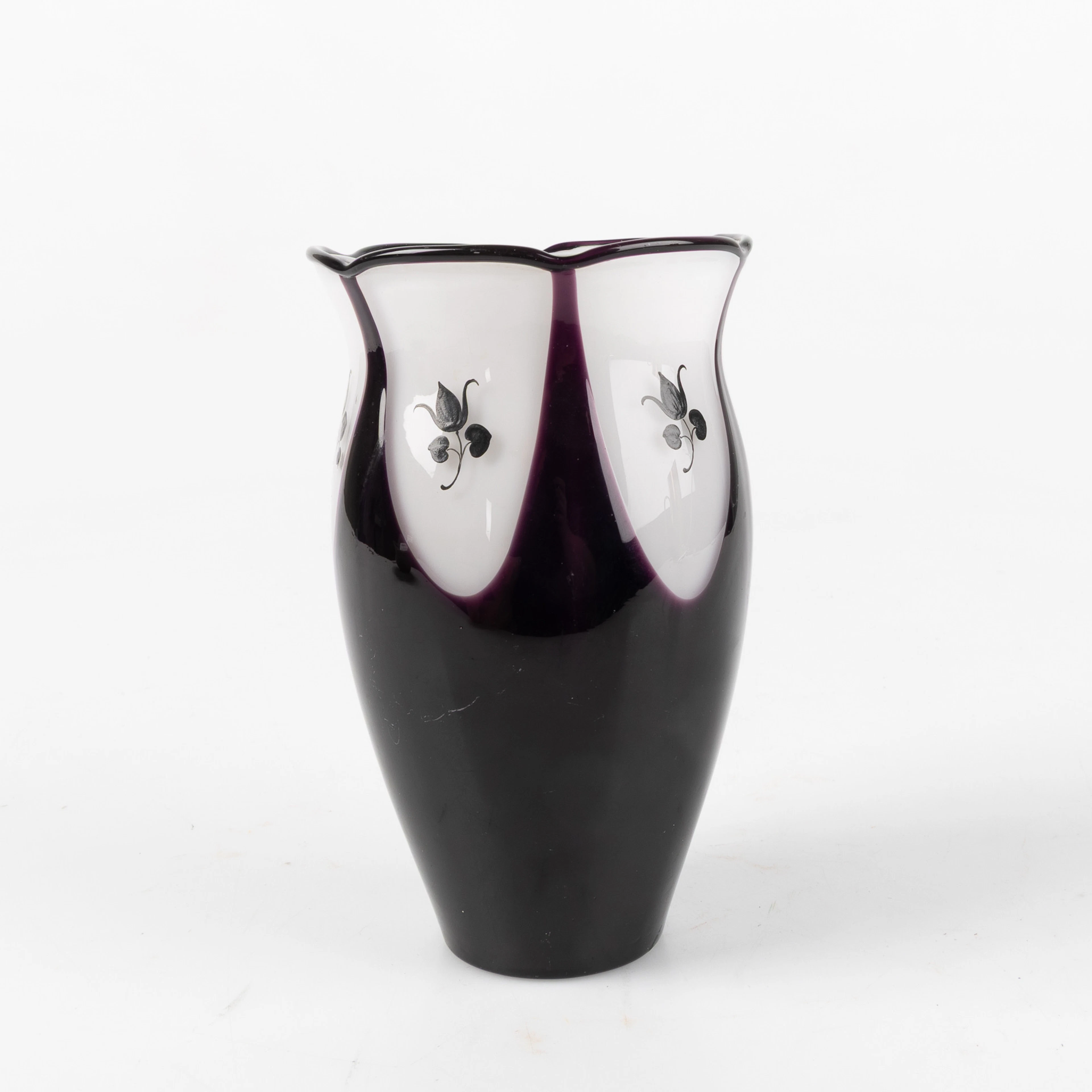 DAGOBERT PECHE, tillskriven, vas, glas, ej signerad, Loetz, Österrike