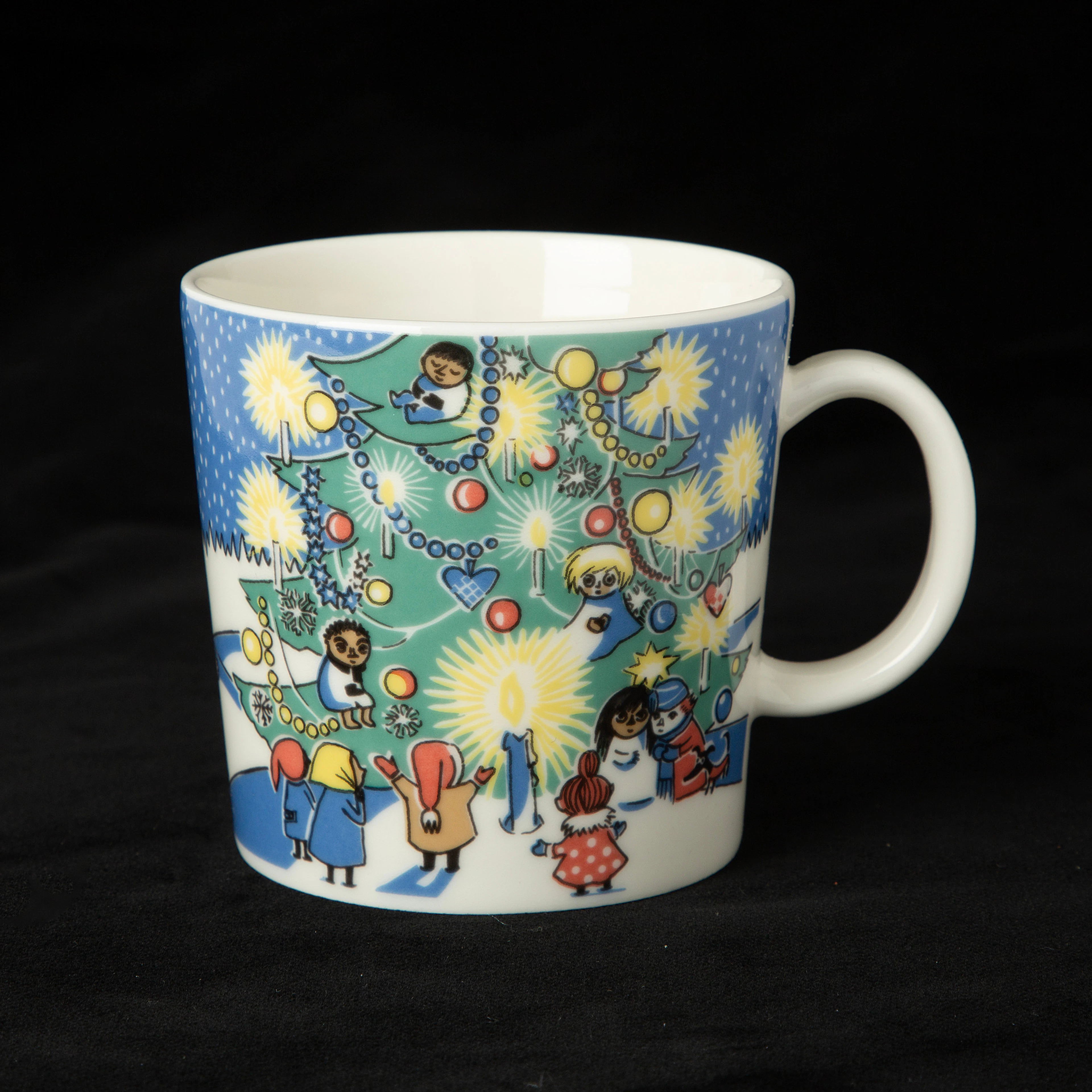 MUGG, "Julens under", porslin, Moomin, Arabia, Finland, 1990-tal.