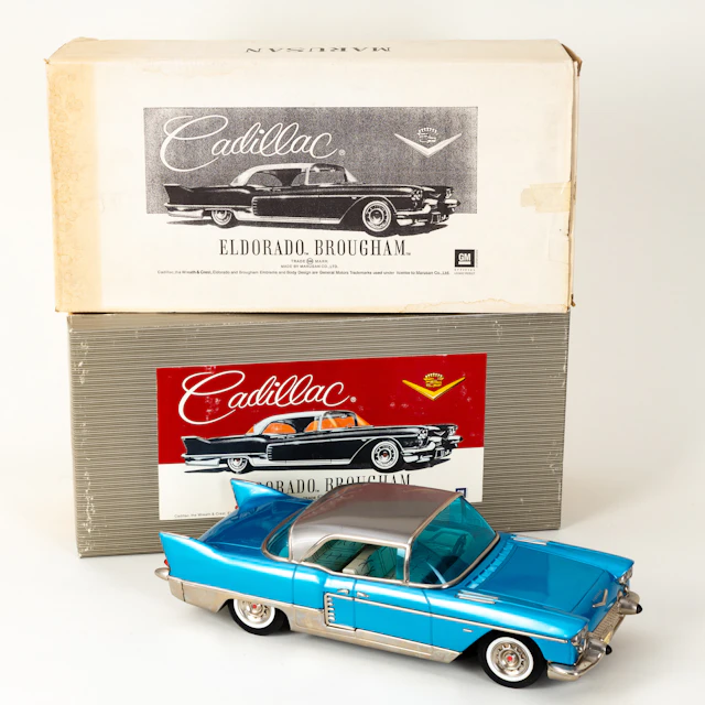 MARUSAN, Cadillac Eldorado Brougham in Originalverpackung, 1950-1960er Jahre.