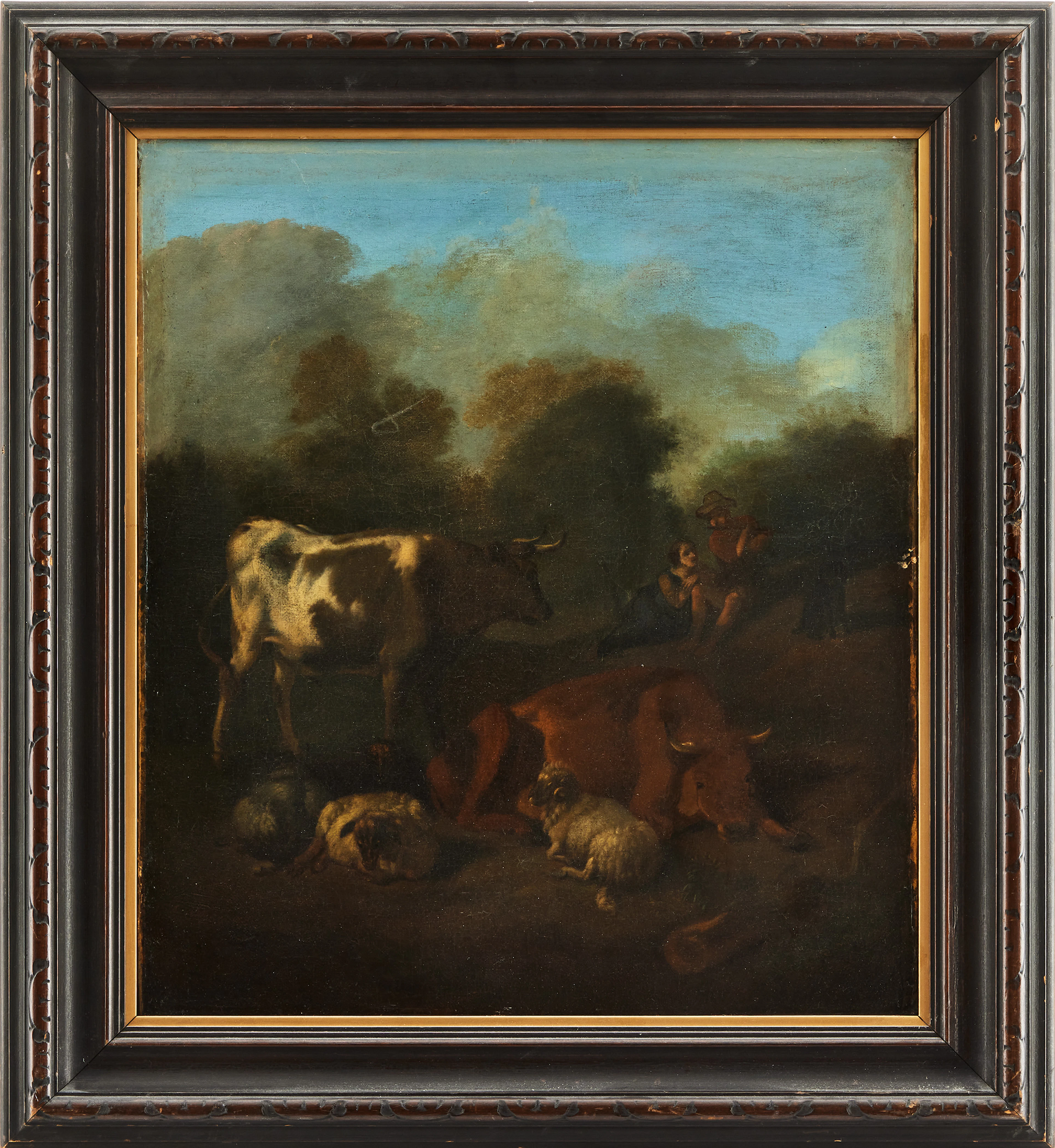 DIRCK VAN BERGEN (NEDERLÄNDERNA 1645-1690/1703). HENNES KRETS. Landskap