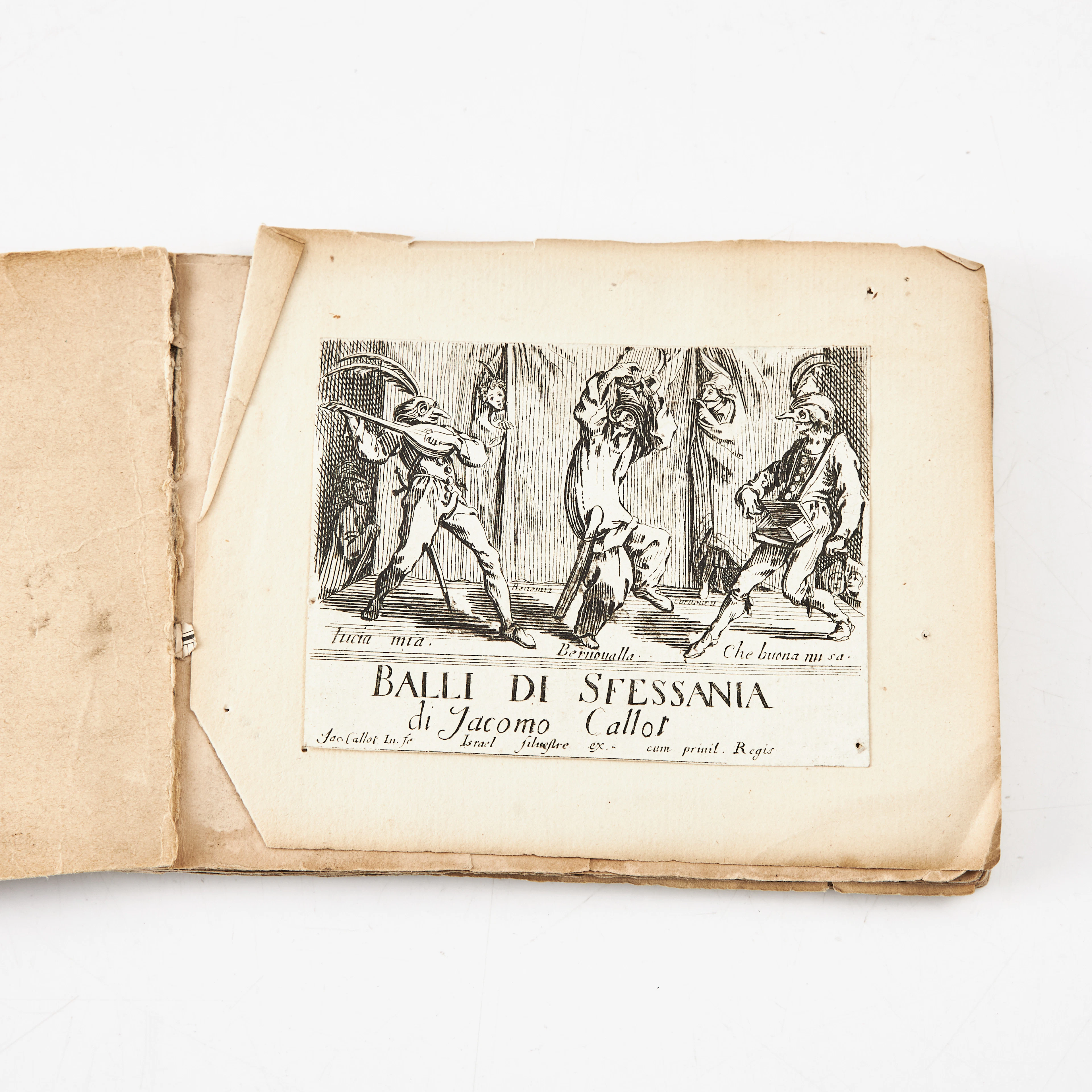 COMMEDIA DELL'ARTE - CALLOT'S 24 GRAVYRER UR BALLI DI SFESSANIA.