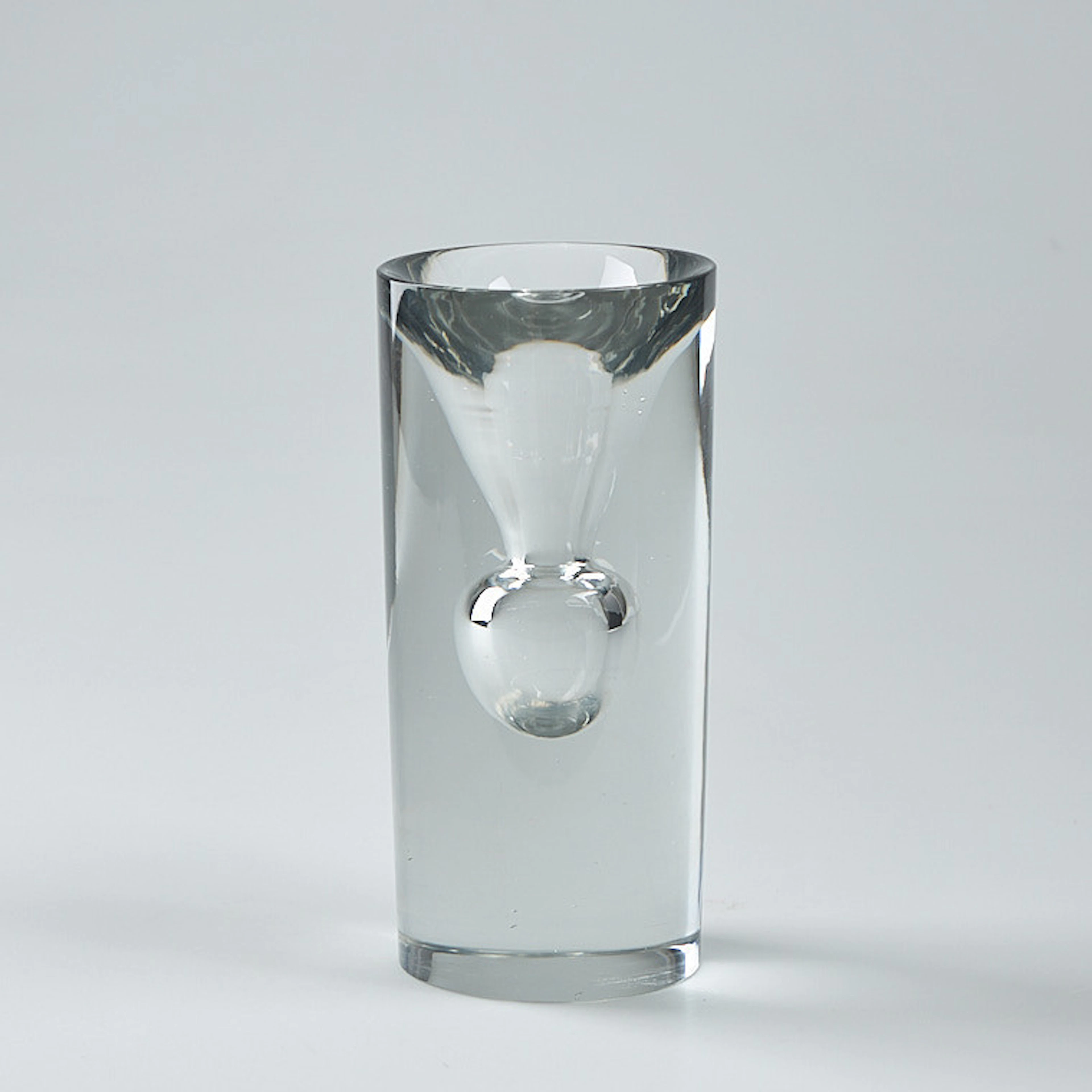 TAPIO WIRKKALA. Glasskulptur, "Tokyo", signerad Tapio Wirkkala Iittala -55.