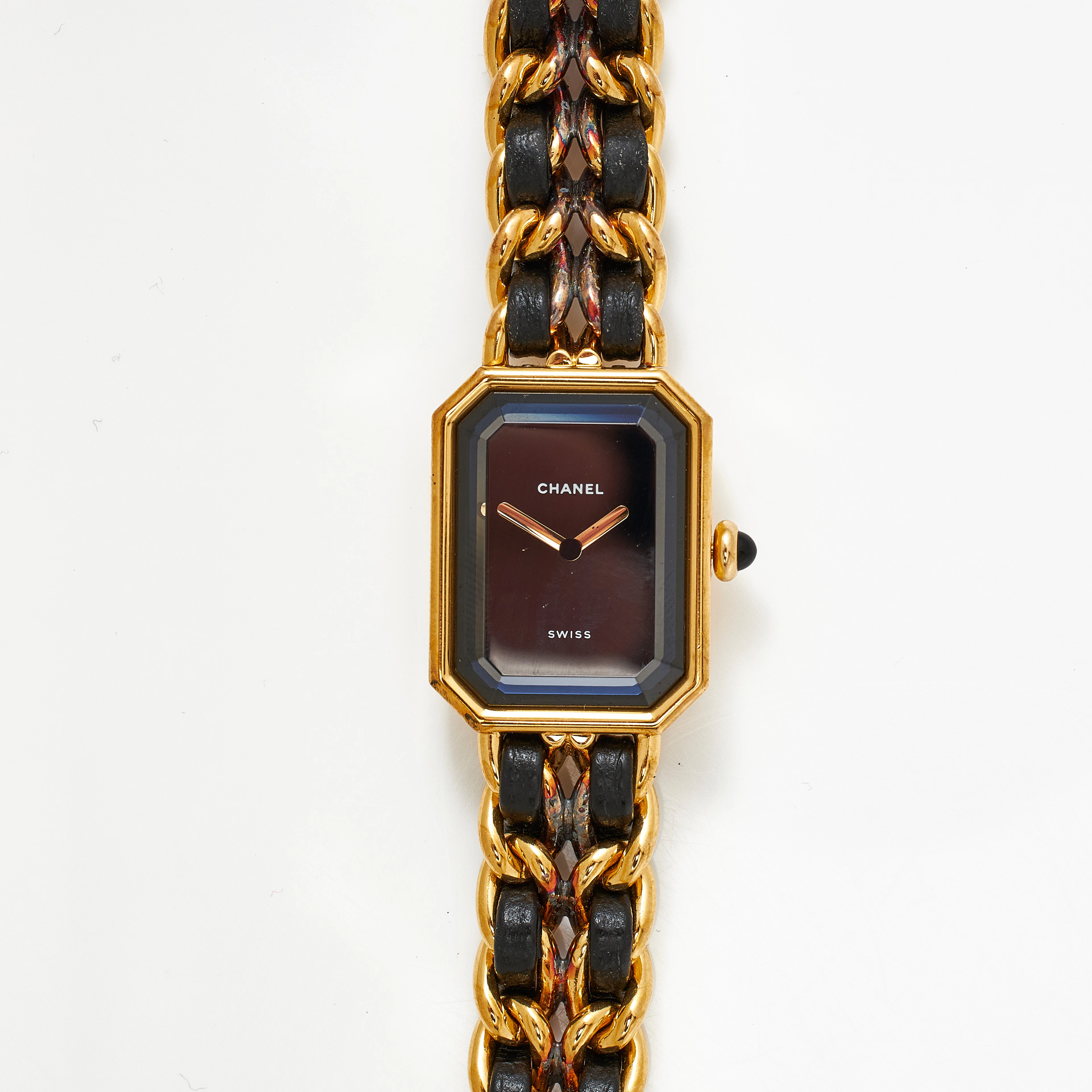 CHANEL. "Première", armbandsur, gulddoublé i 24 karat, märkt år 1987