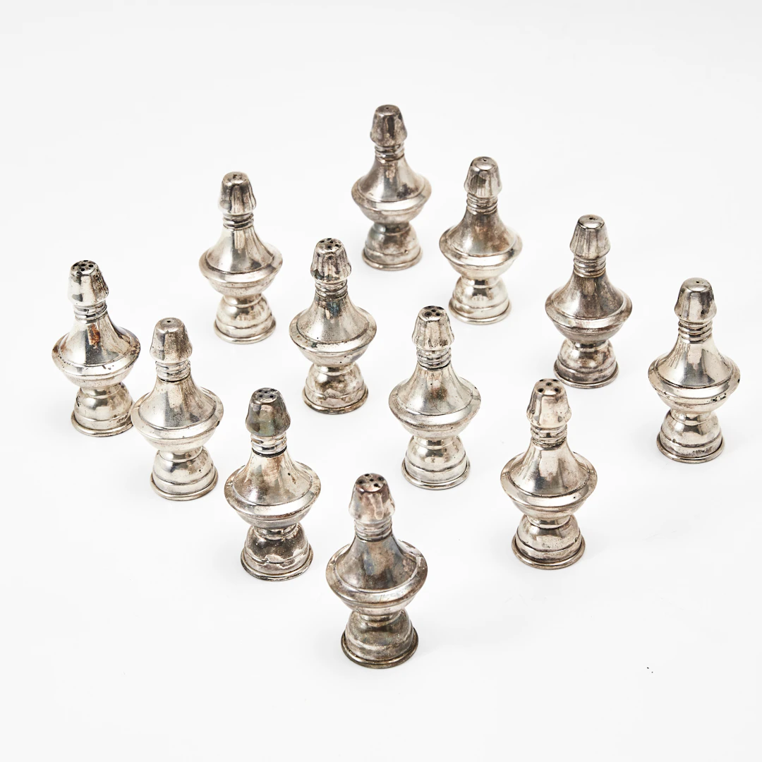 SALT & PEPPARKAR, 6 par, silver, Egypten, 1900-talets senare del.