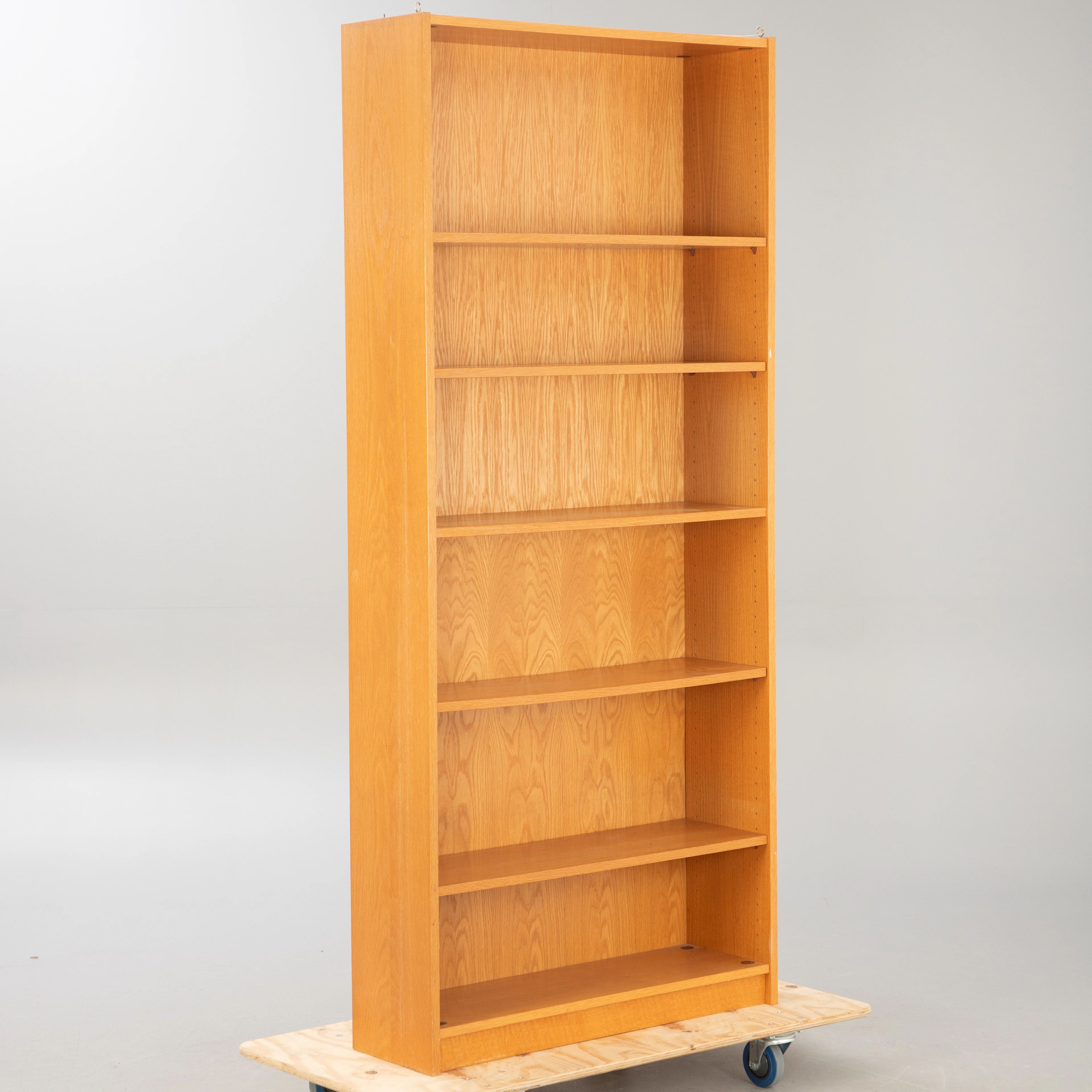 Bücherregal in Eiche, 2. Hälfte 20. Jh.
