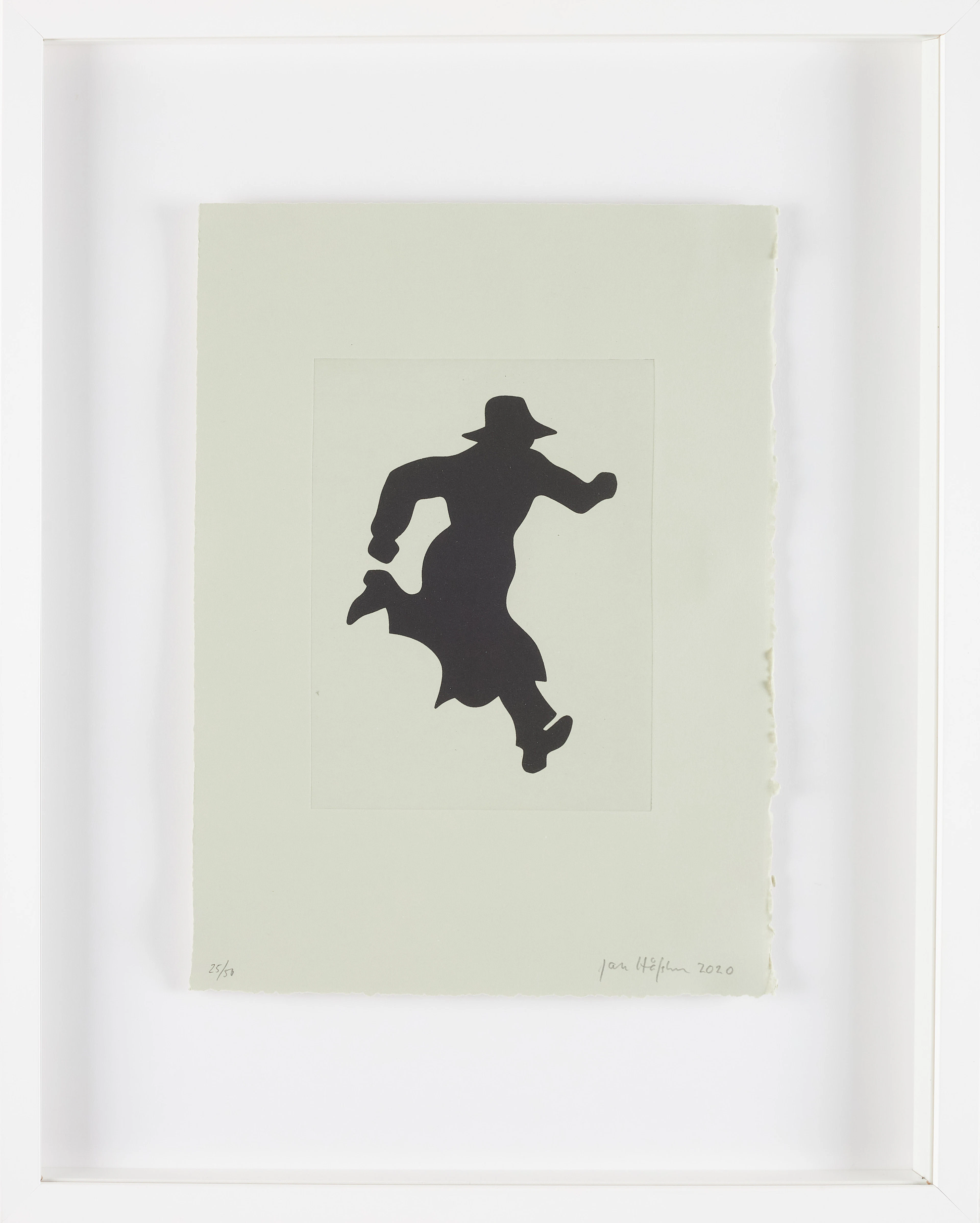 JAN HÅFSTRÖM. "Walkers Escape", etsning, signerad, numrerad 25/50