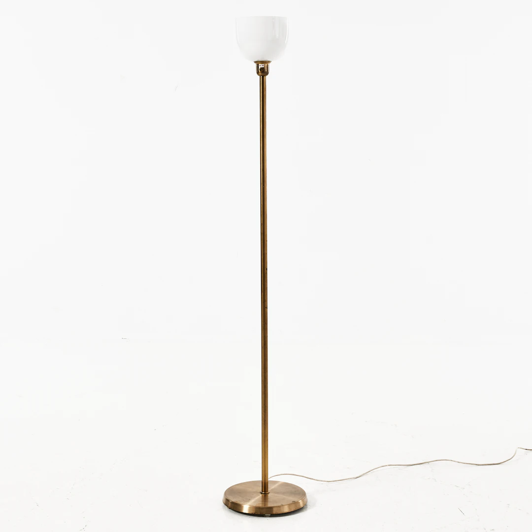 GOLVLAMPA, mässing, ASEA, omkring 1900-talets mitt.