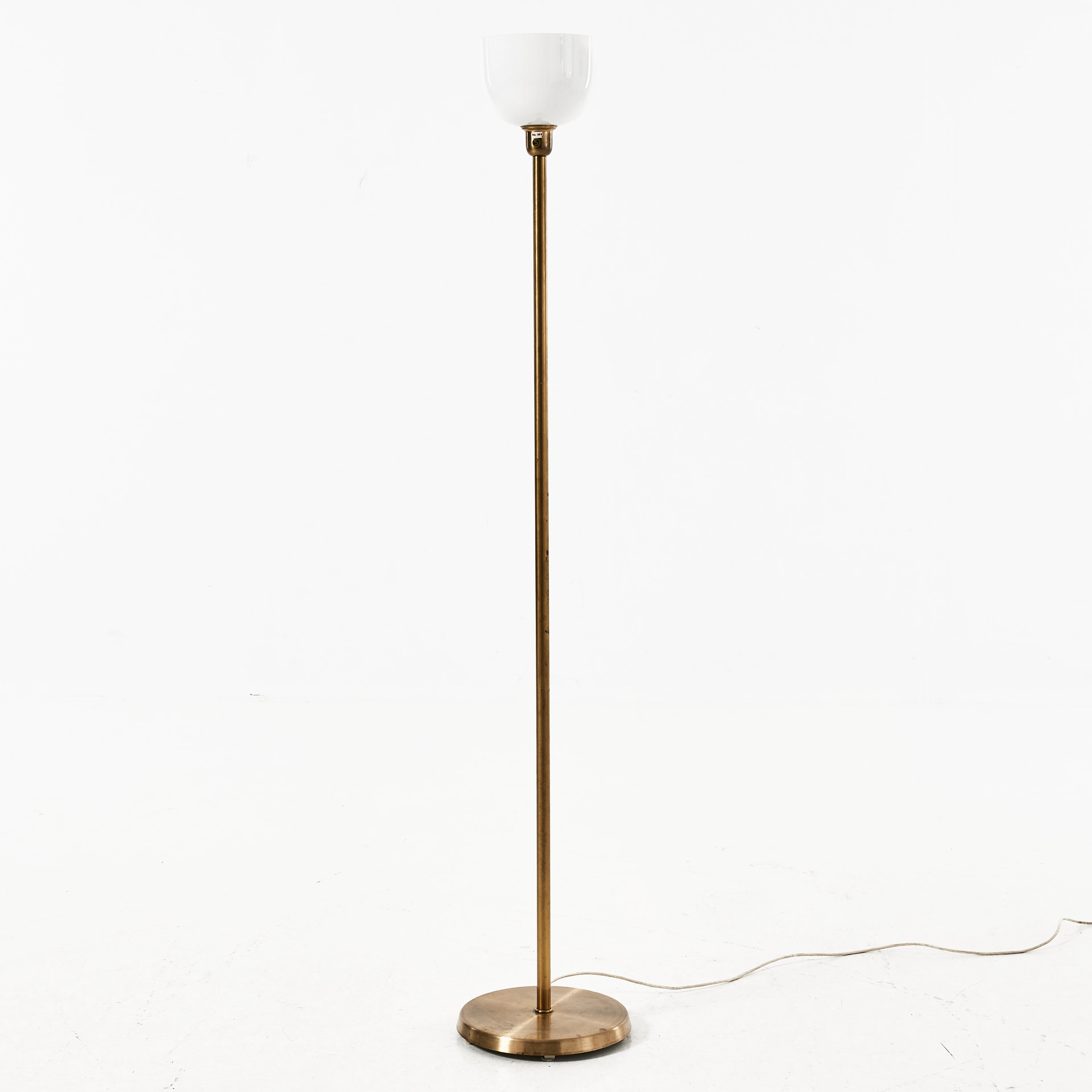 GOLVLAMPA, mässing, ASEA, omkring 1900-talets mitt.