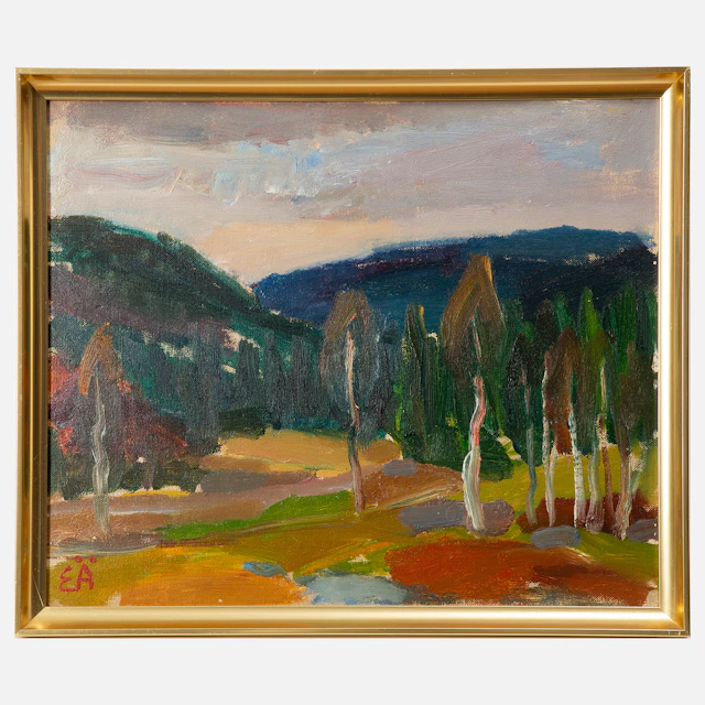 ERLING ÄRLINGSSON. "Skogsbygd".