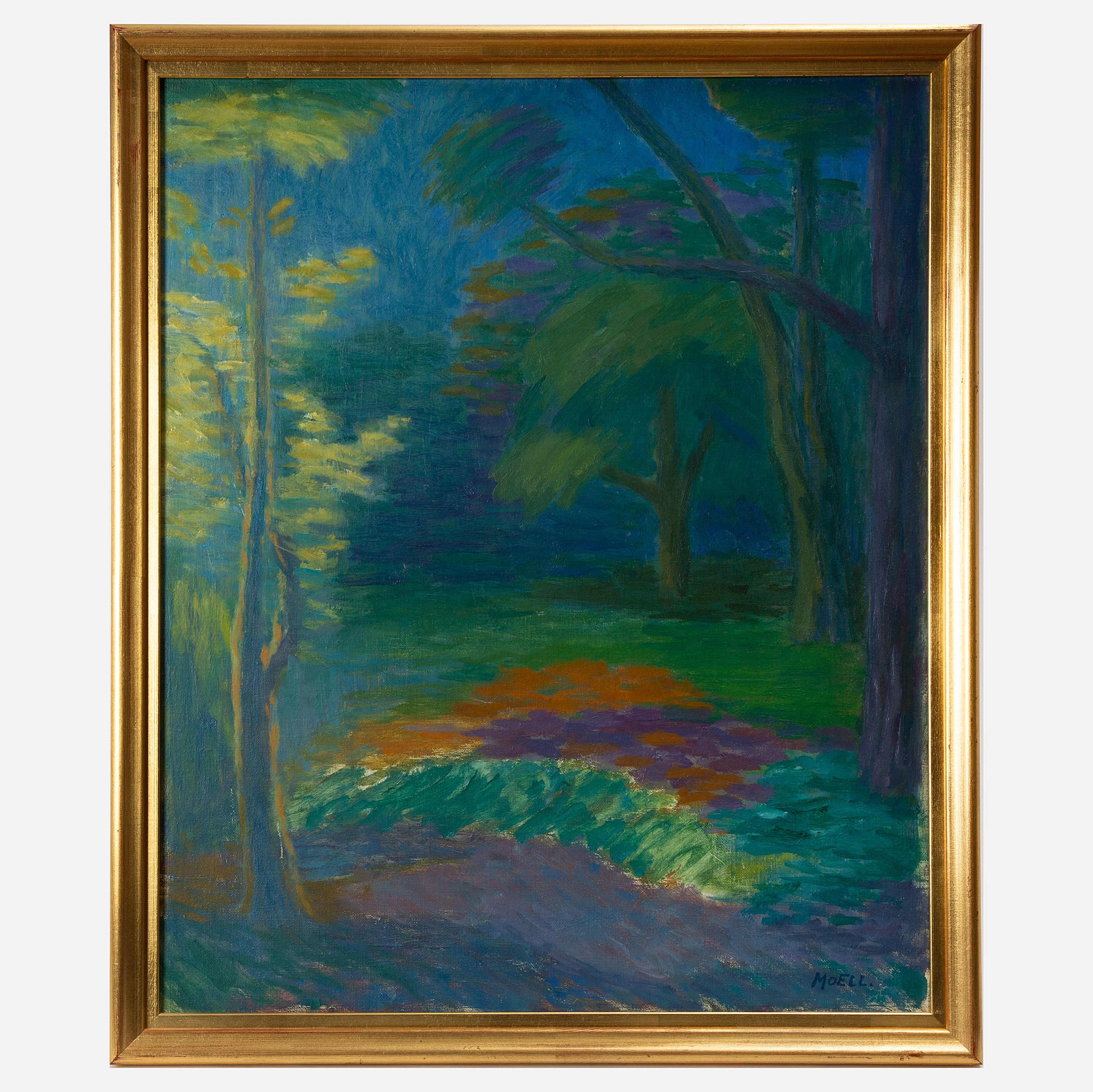 SVEN MOELL. "Botaniska trädgården".