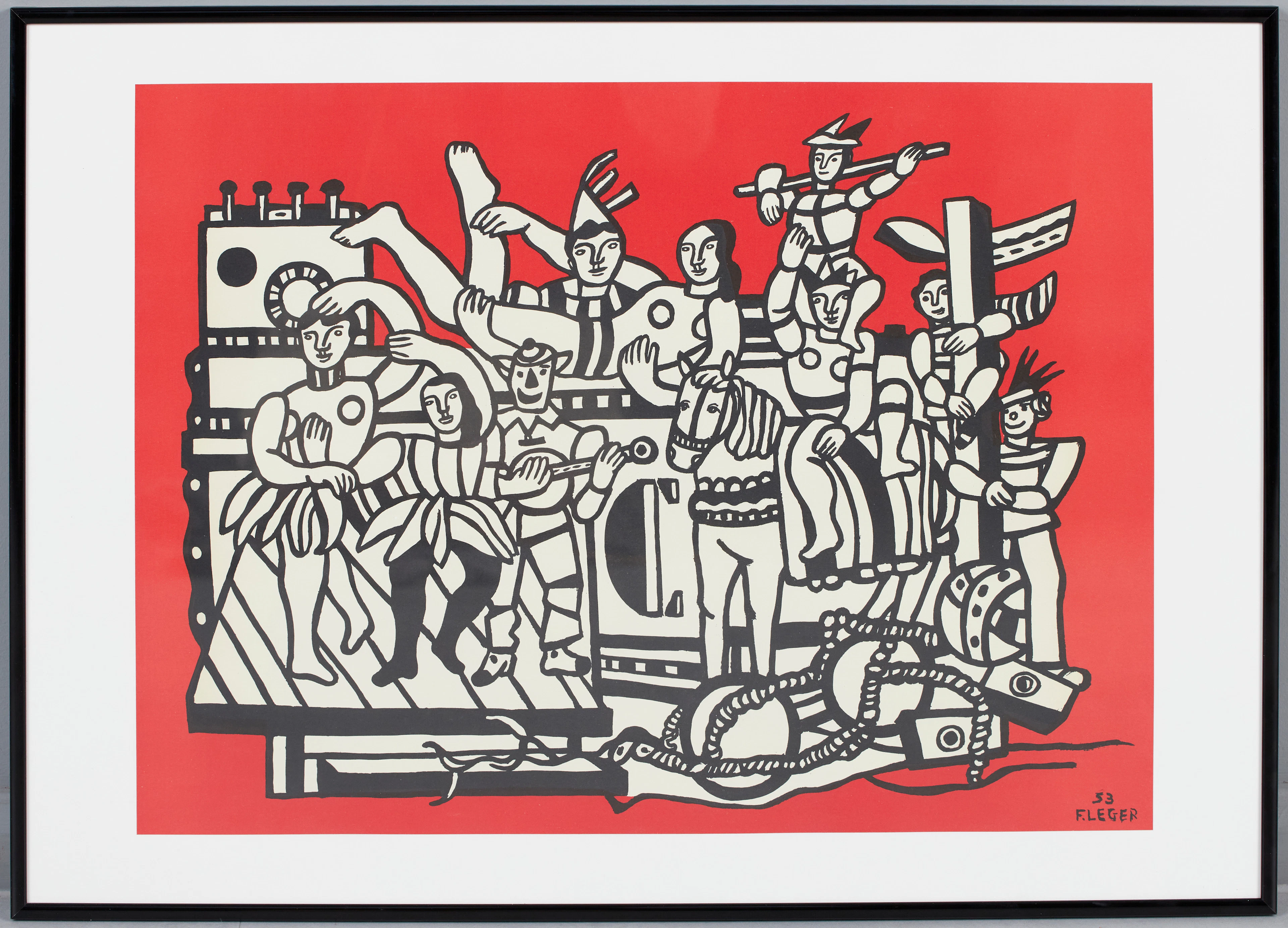 FERNAND LÉGER (1881-1955). 'La Grande Parade', Farblithographie.