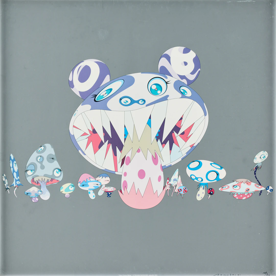TAKASHI MURAKAMI. "Here comes Media”.