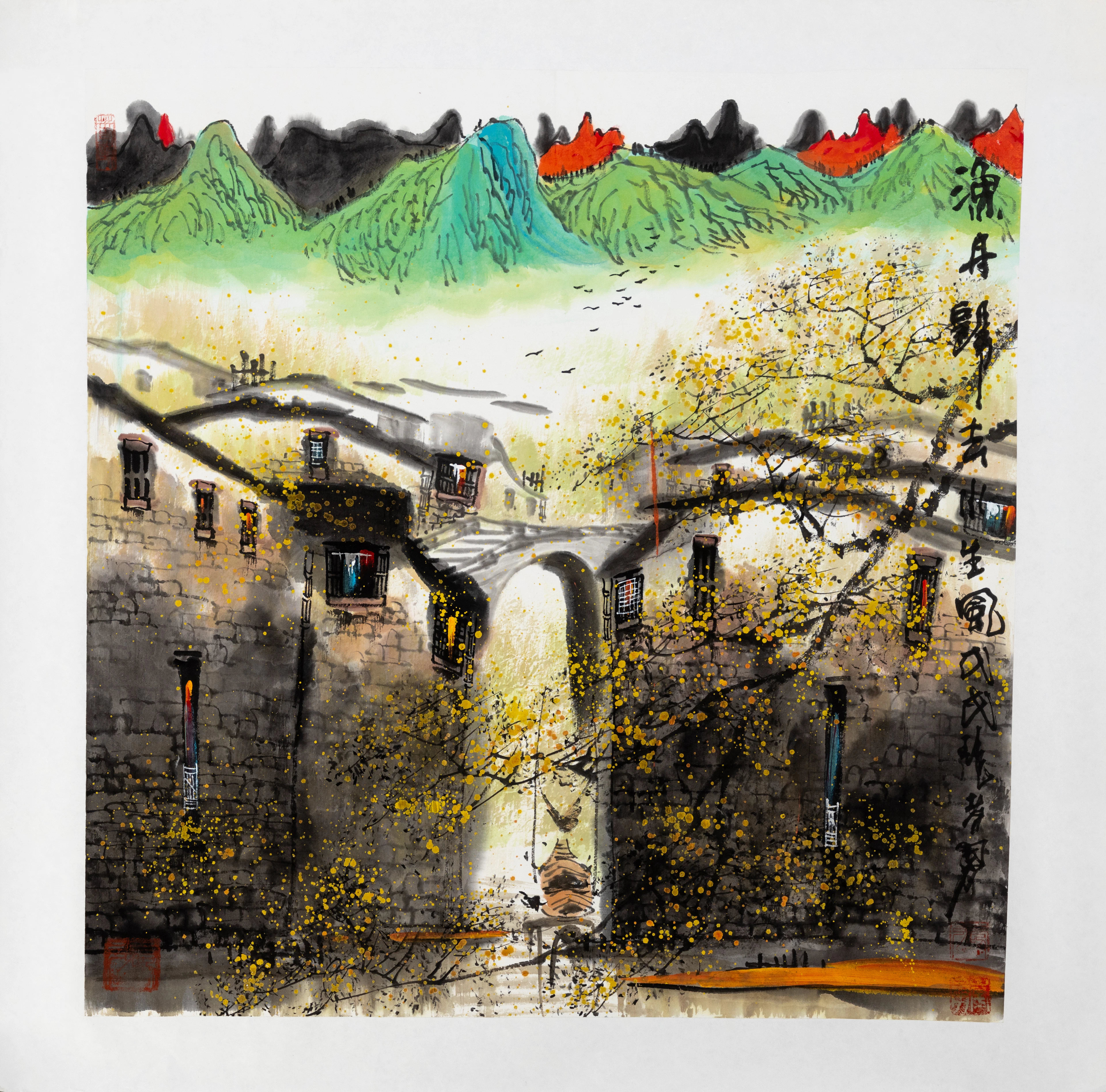 ZHANG XIAOYONG (张孝勇 1955). Heimkehr des Fischerbootes, 2018.