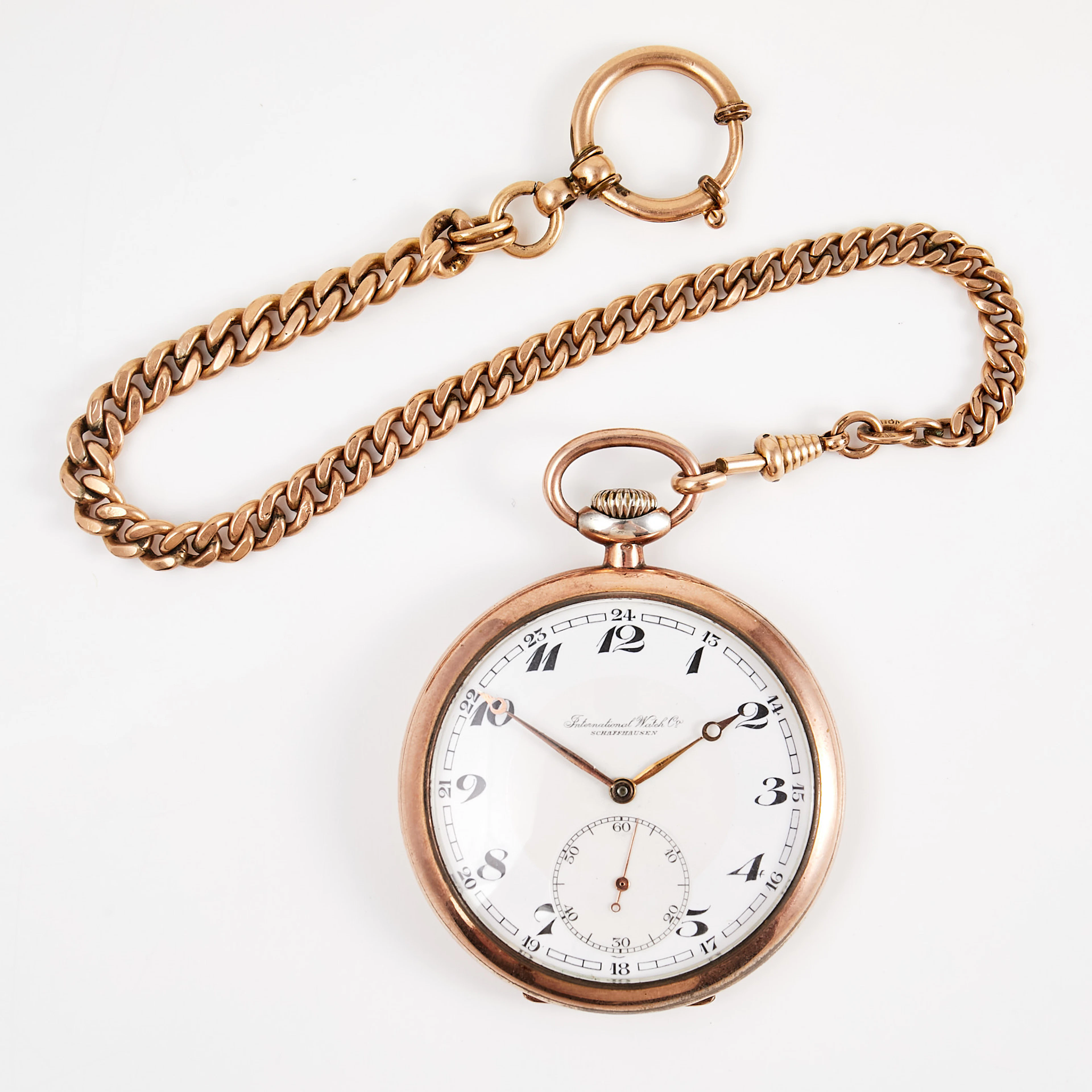 INTERNATIONAL WATCH CO, IWC Schaffhausen, boett i silver, 51 mm, ca