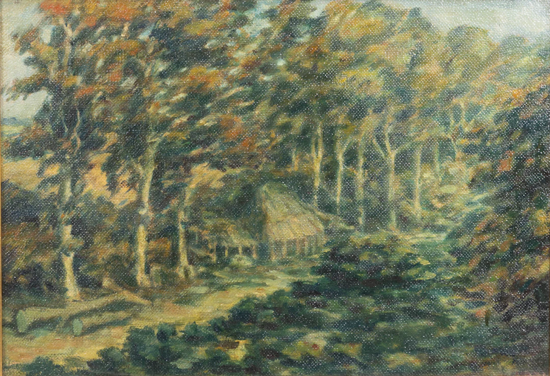 UNBEKANNTER KÜNSTLER. Forêt de Paimpont.