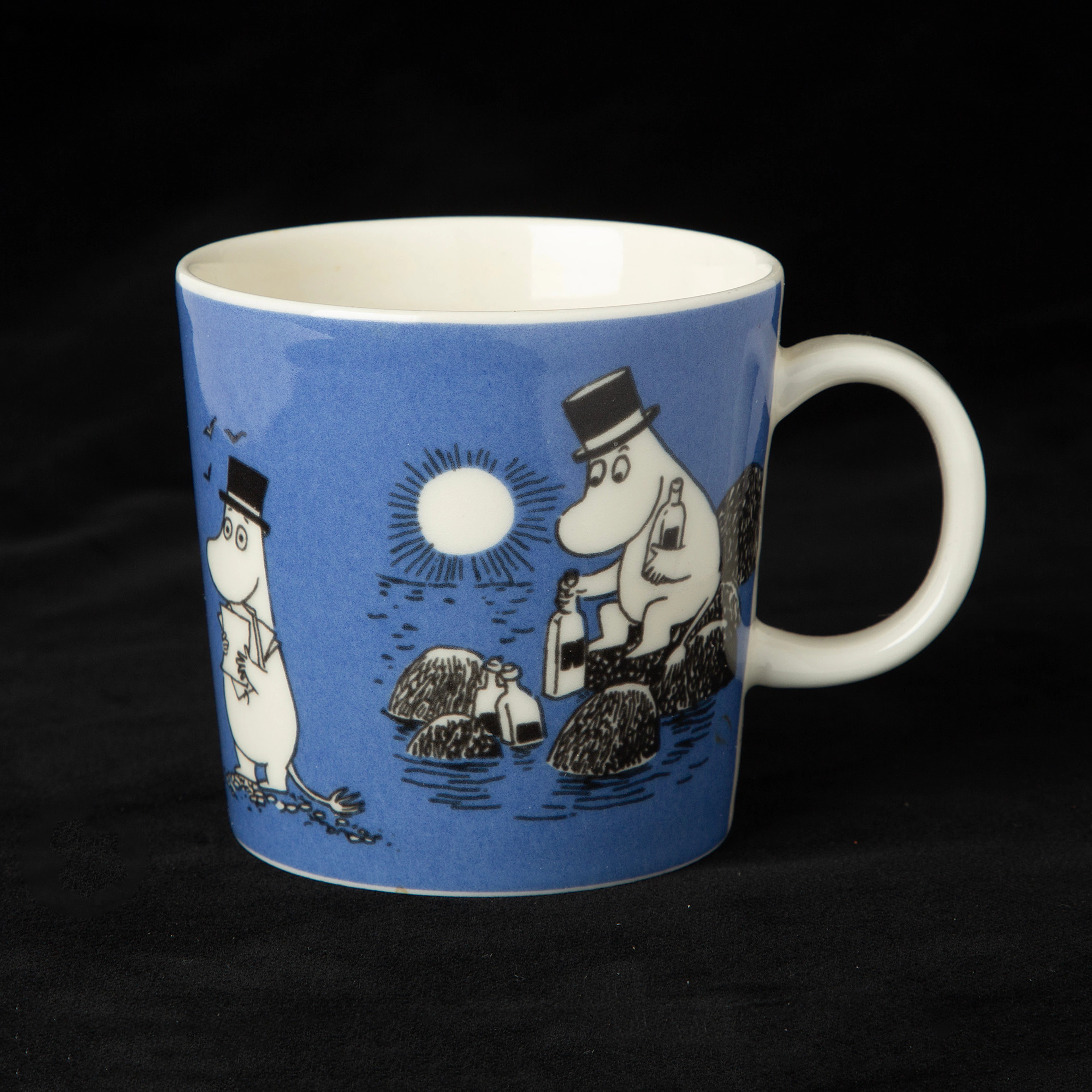 MUGG, "Muminpappan", porslin, Moomin, Arabia, Finland, 1990-tal.