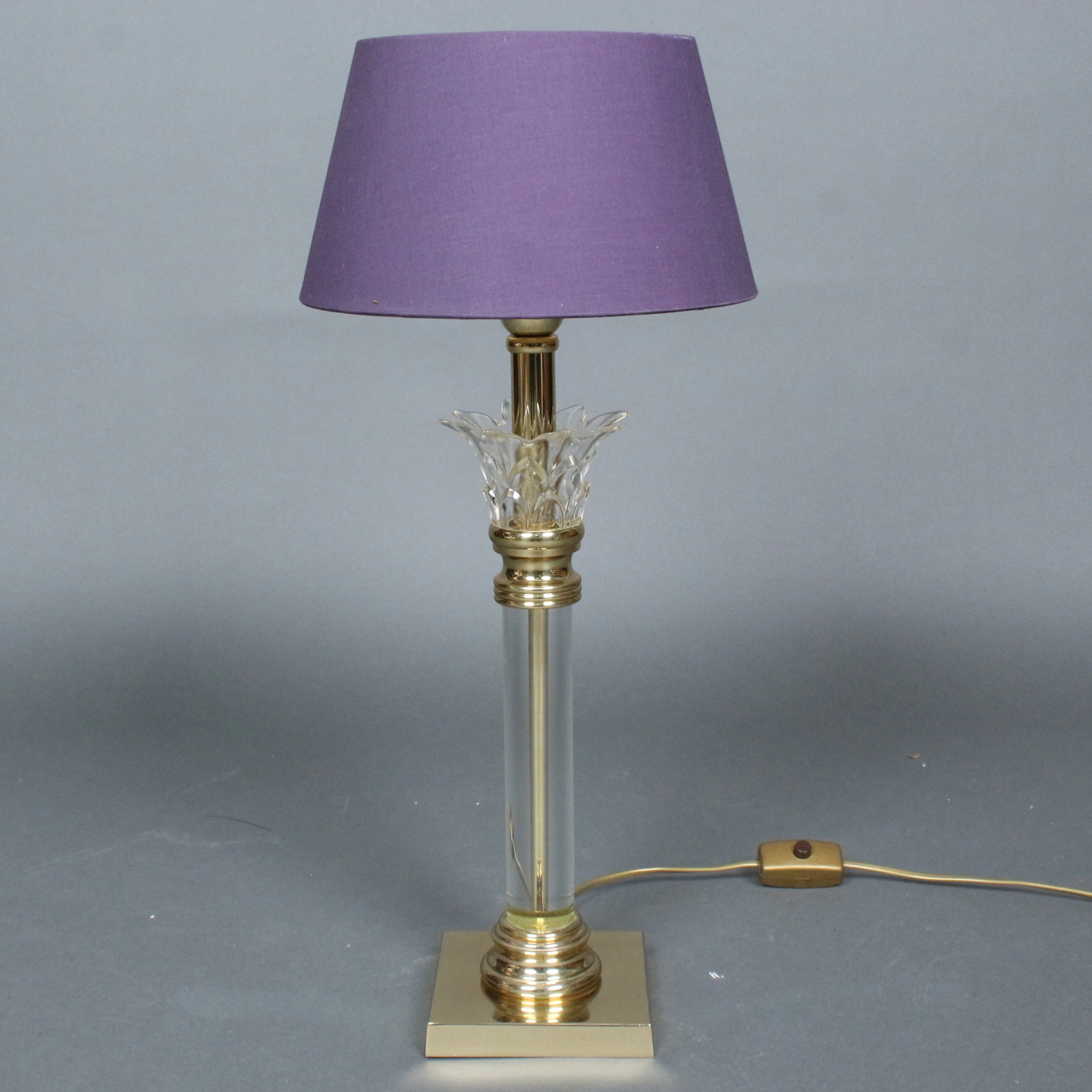 BANCI FIRENZE. Tischlampe im Hollywood-Regency-Stil der 1970er, Italien.