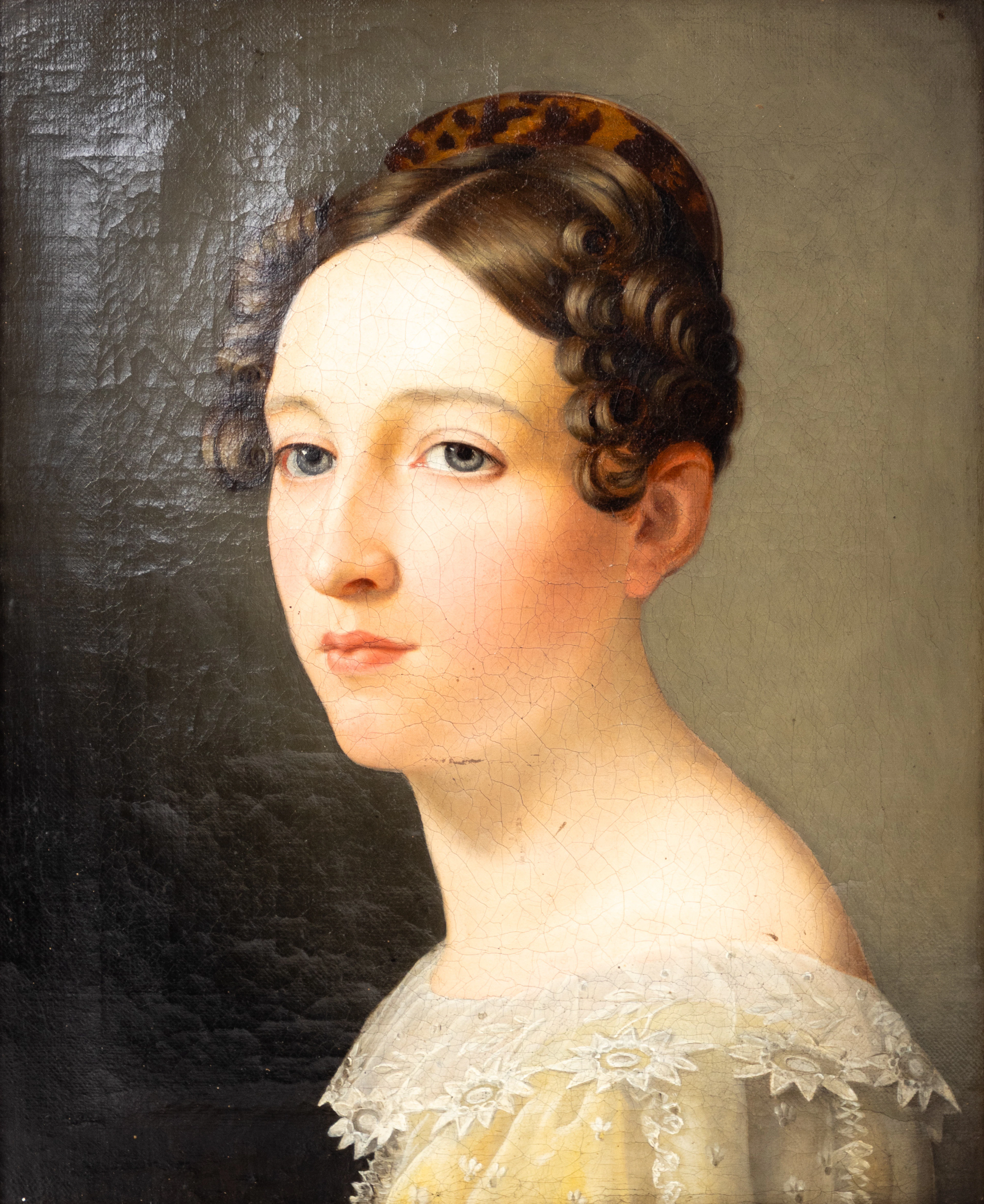 HEDWIG VON BENZON (1768-1850), NACH C. W. ECKERSBERG. Portrait Emilie