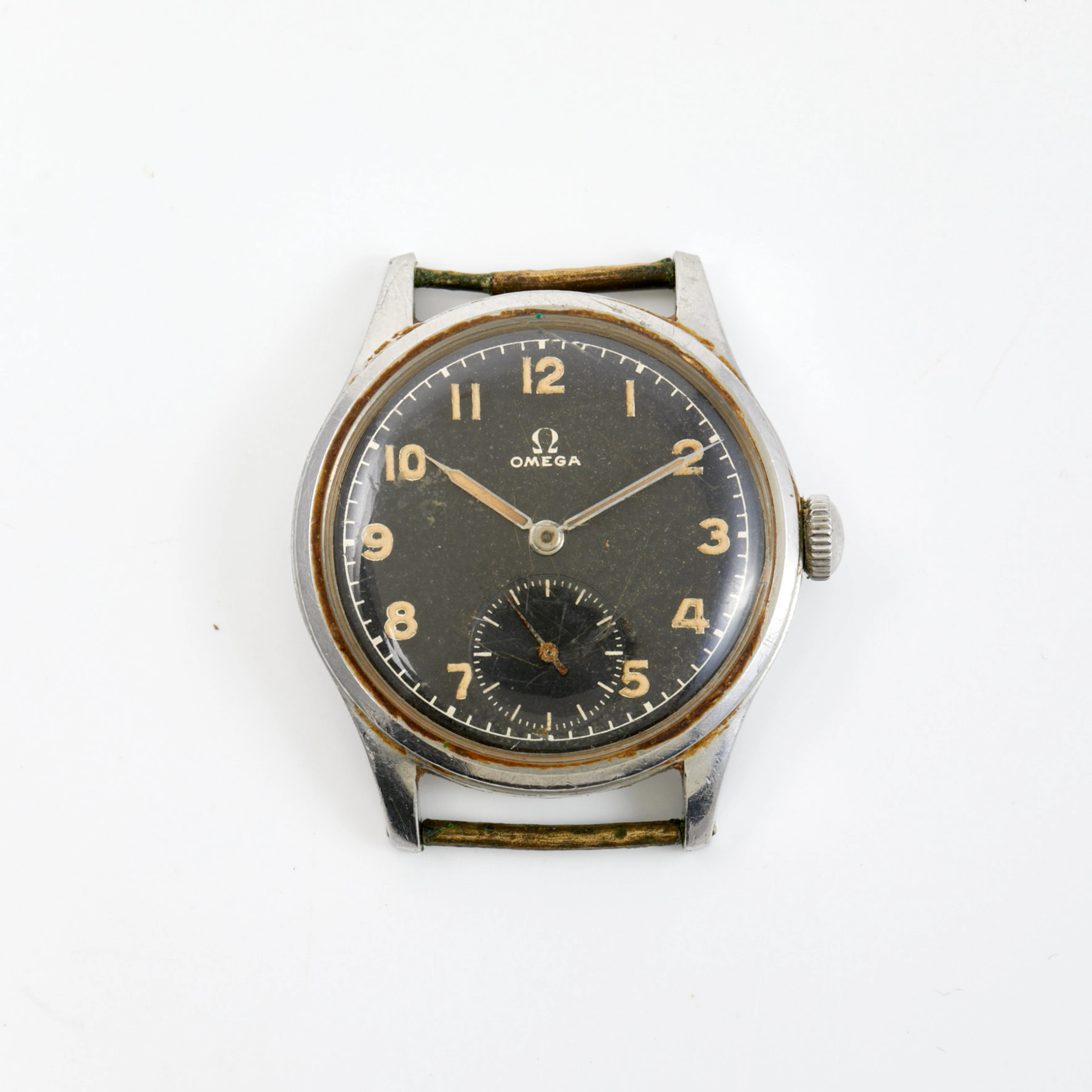 OMEGA, "Suverän", armbandsur, stål, manuell, 1940-tal.
