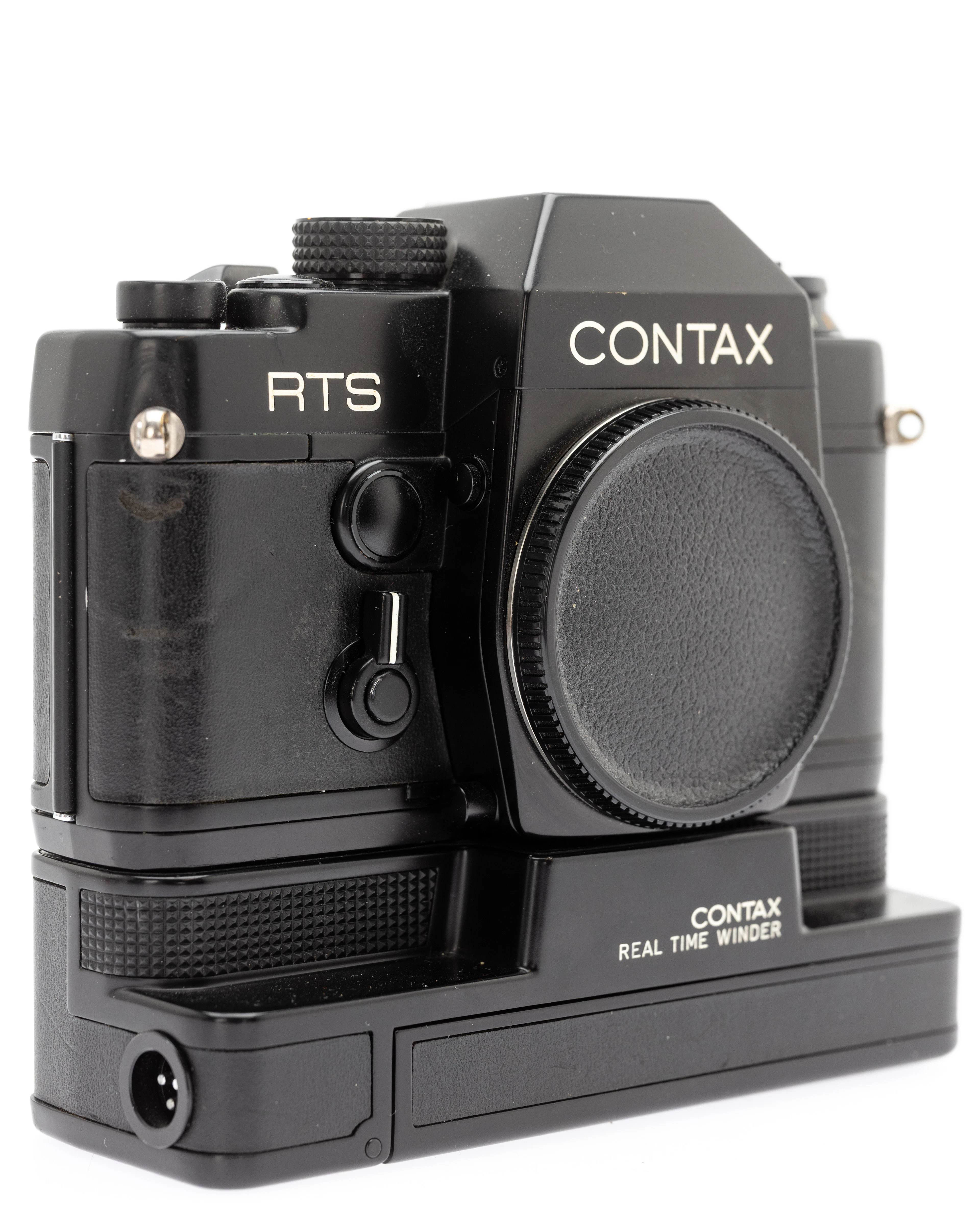 Contax RTS, 35mm-Spiegelreflexkamera ( SN 010235 ) mit Contax Real Time Winder.