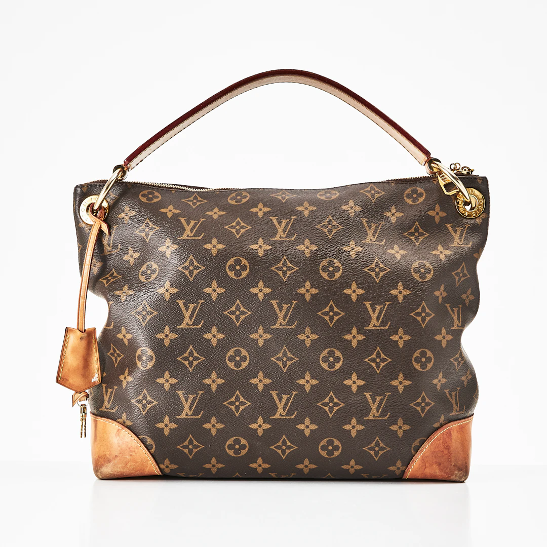 LOUIS VUITTON, "Berri MM", handväska, monogramcanvas med detaljer