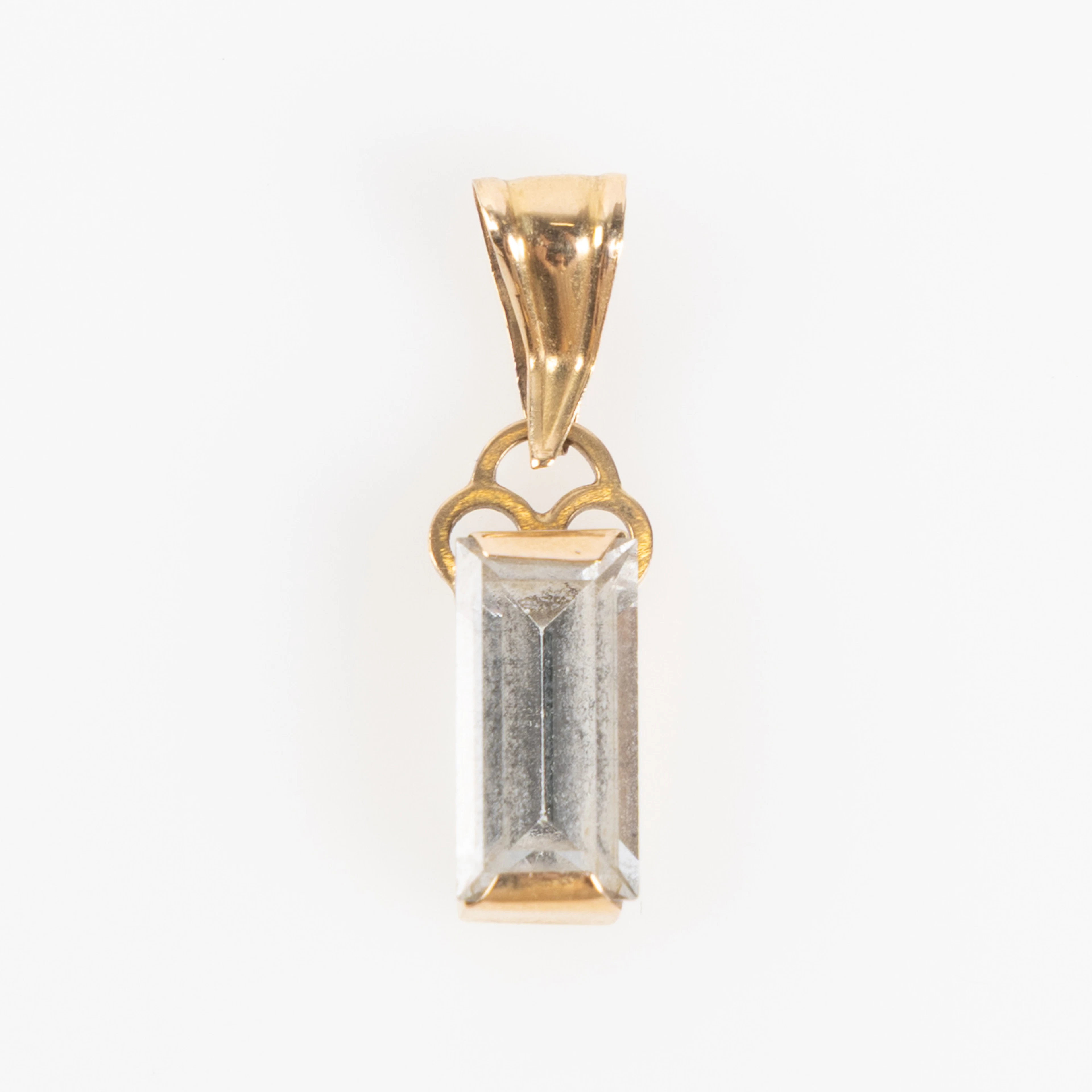 HÄNGE, 18K guld, bergkristall, Guldsmycket Röijersten & Cederwal, 1957.