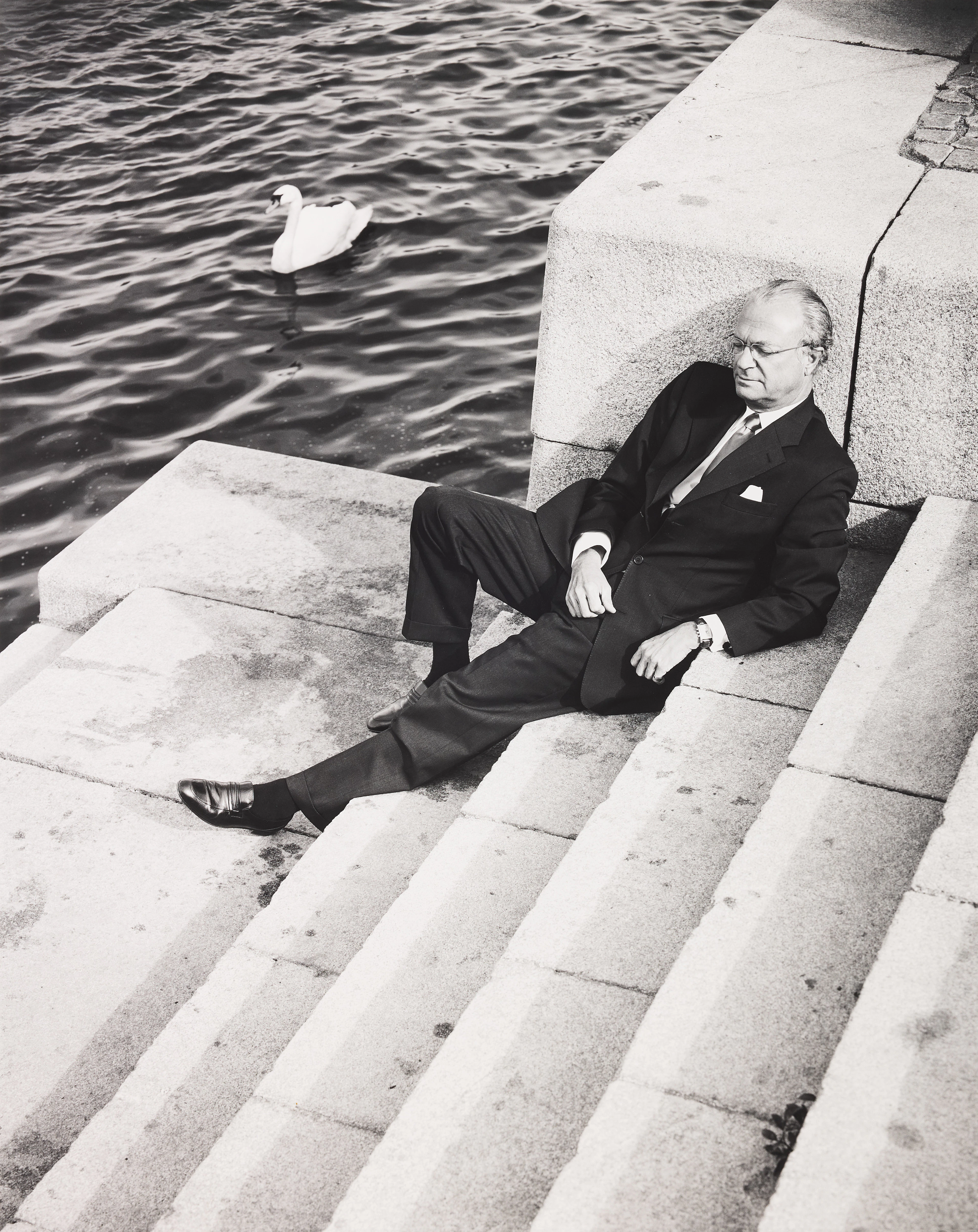 BRUNO EHRS. "Carl XVI Gustaf, Skeppsholmen".