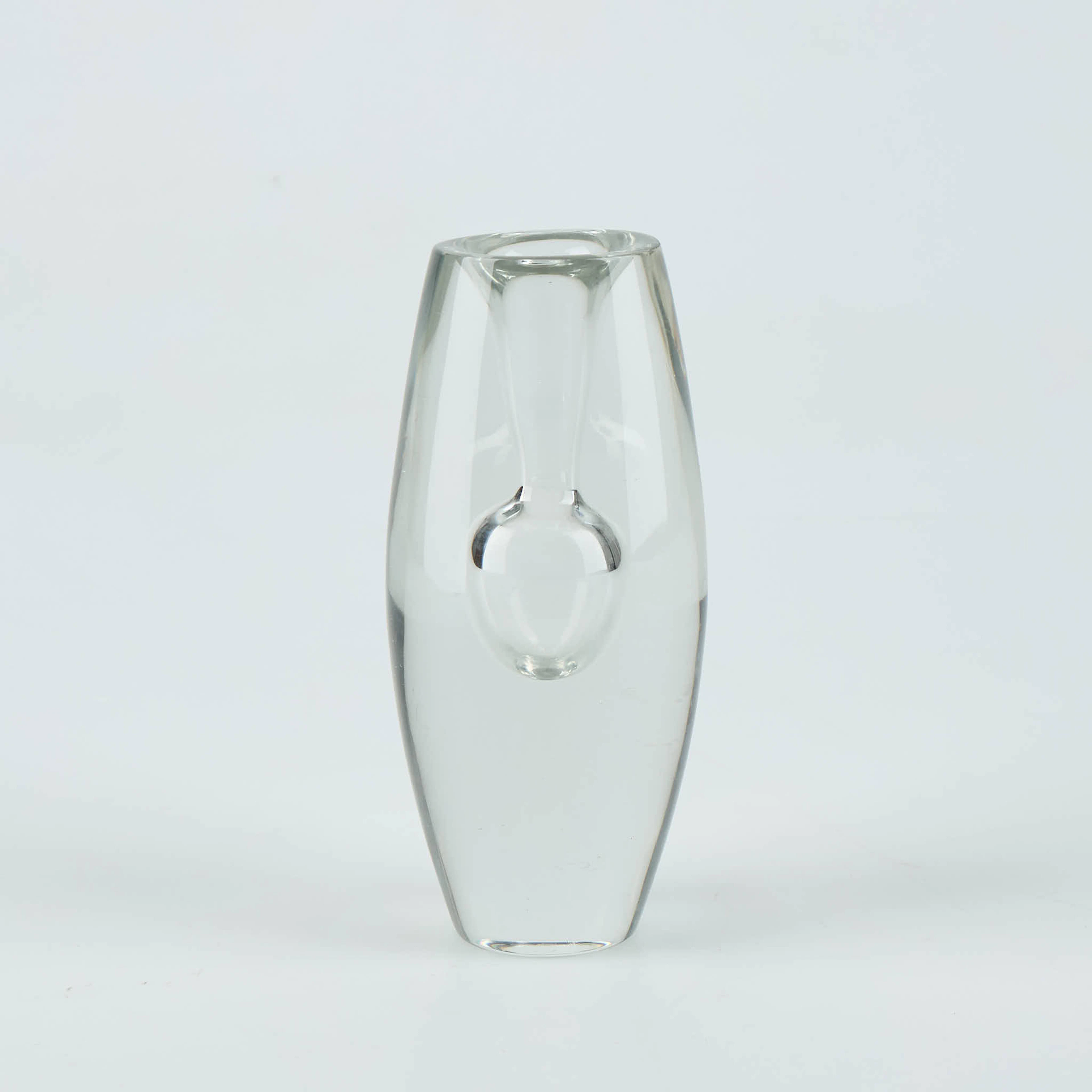 TAPIO WIRKKALA. Vas / glasskulptur, "Tokio", signerad Tapio Wirkkala