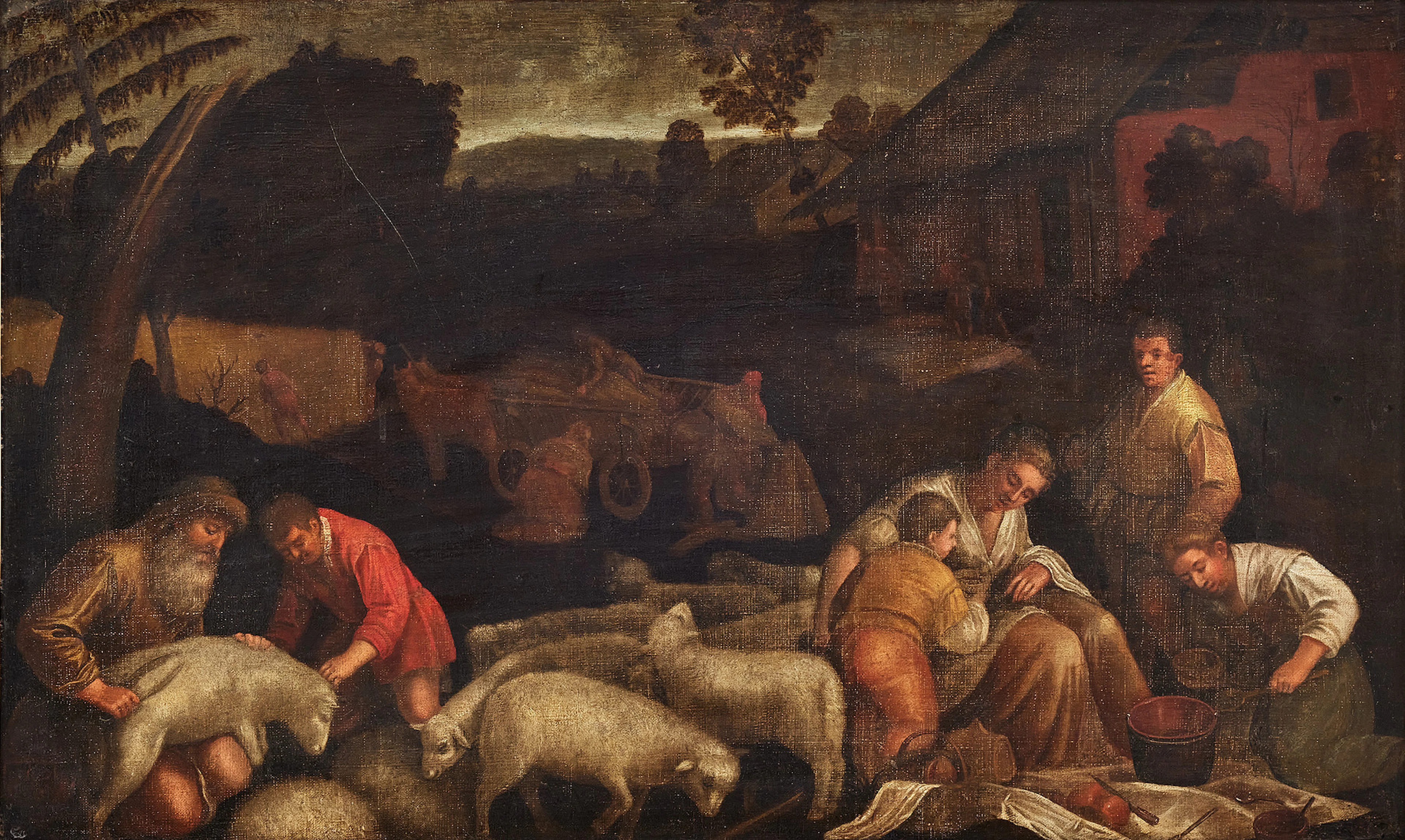 JACOPO BASSANO (BASSANO DEL GRAPPA 1510/1515-1592). Hans efterföljare