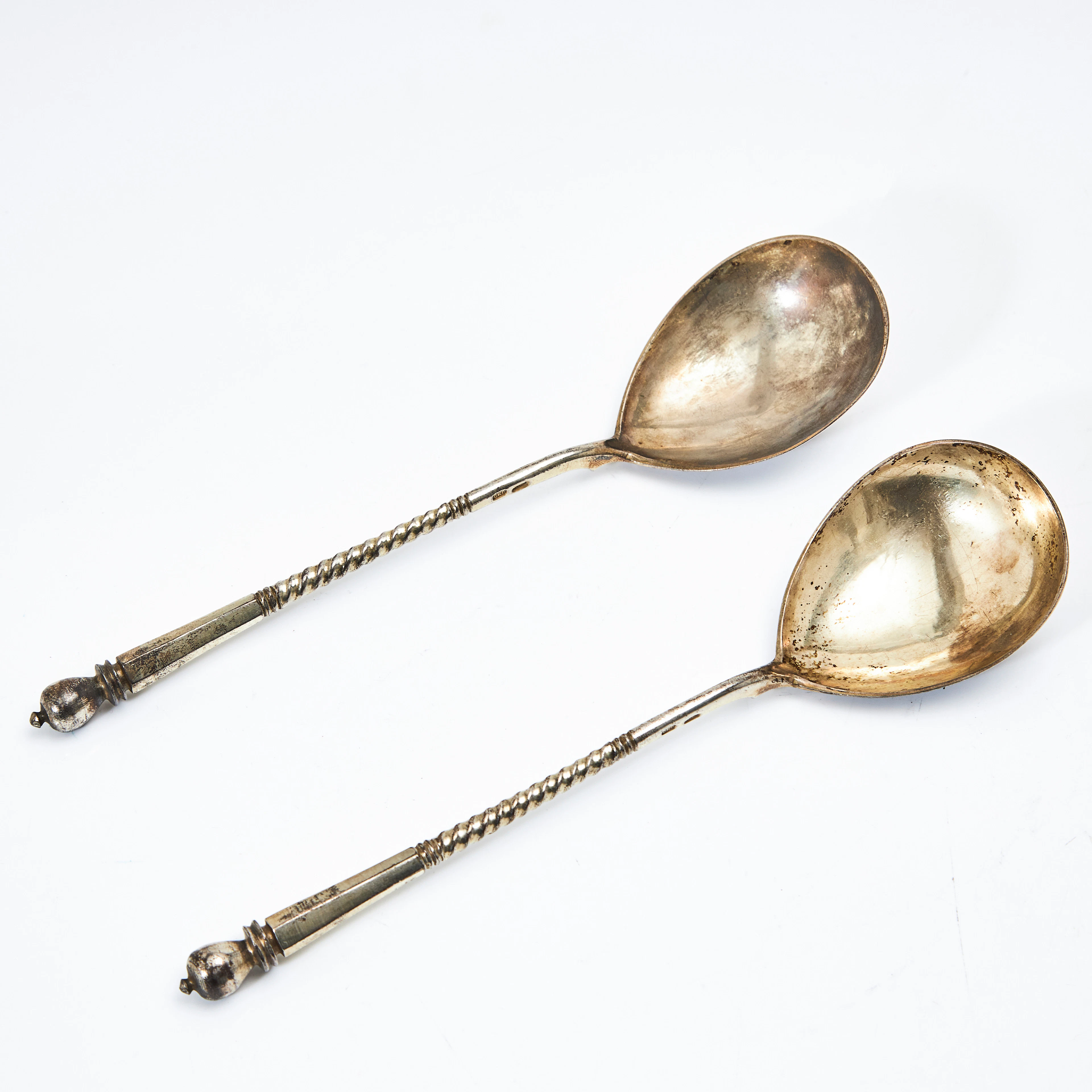 SUPSKEDAR, 1 par, silver, Stepan Levin, Moskva 1896/ 97.
