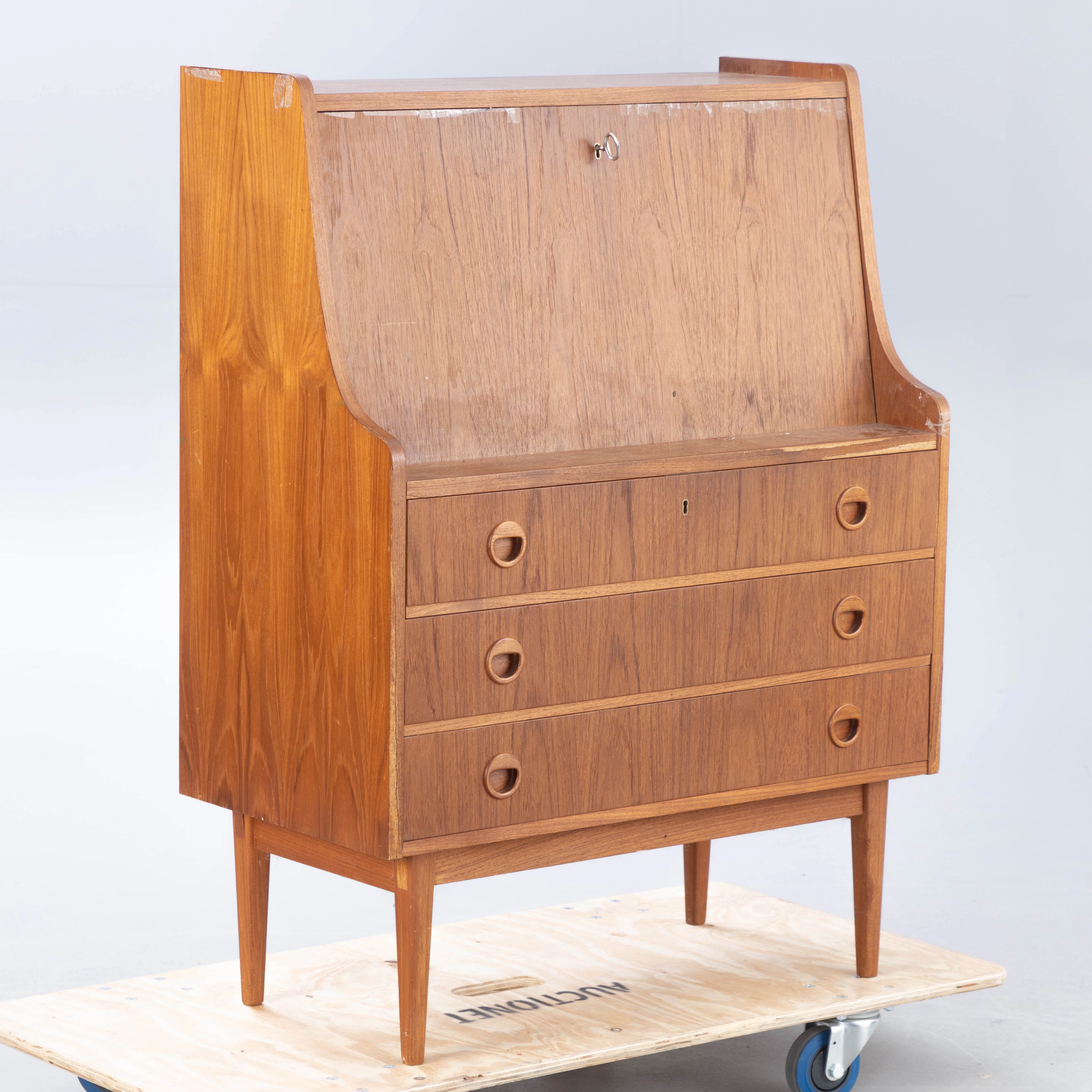 Teak Sekretär, Dänemark, 1960er Jahre.