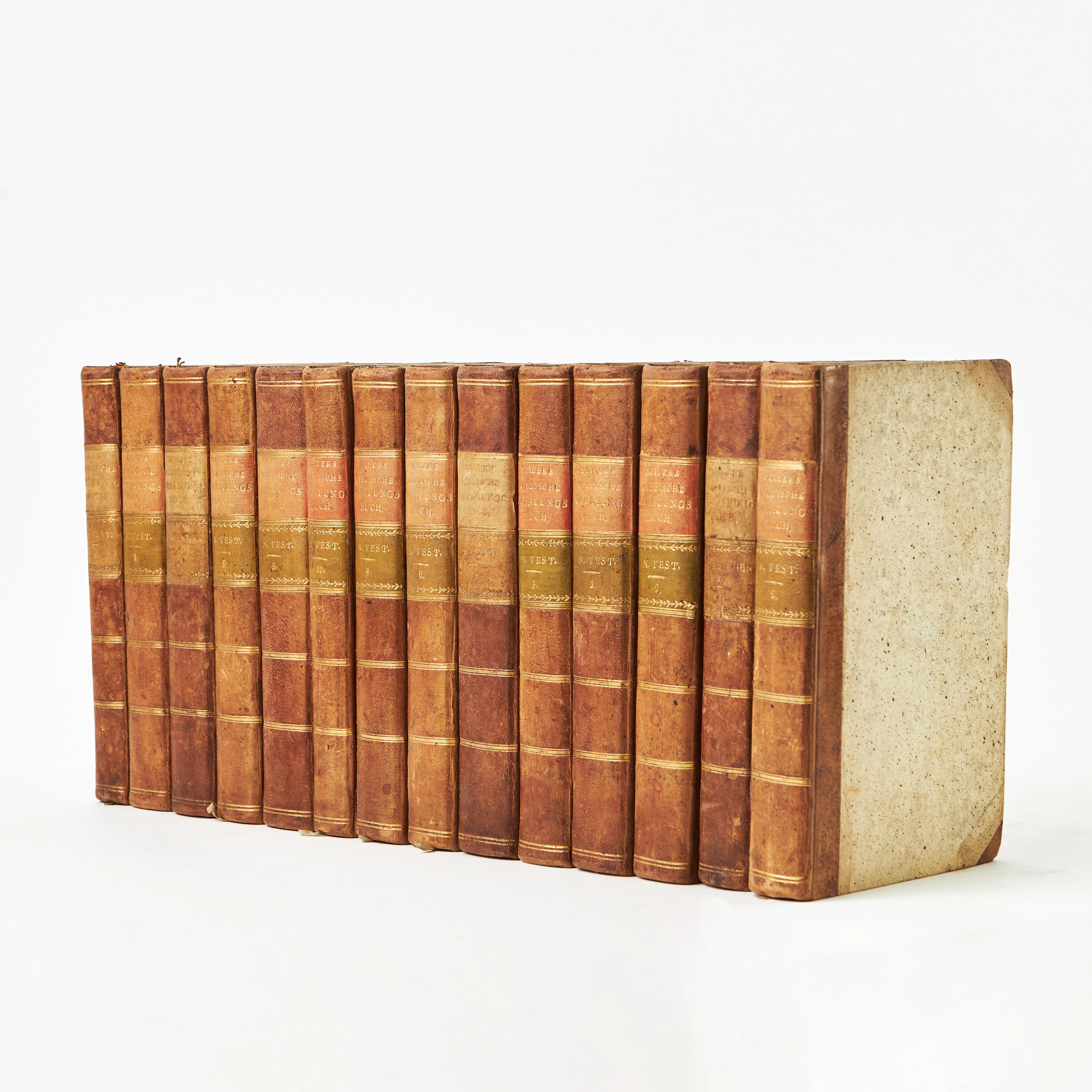 SEILERS BIBLISCHE ERBAUUNGSBUCH, 14 volymer, 1790-1800.