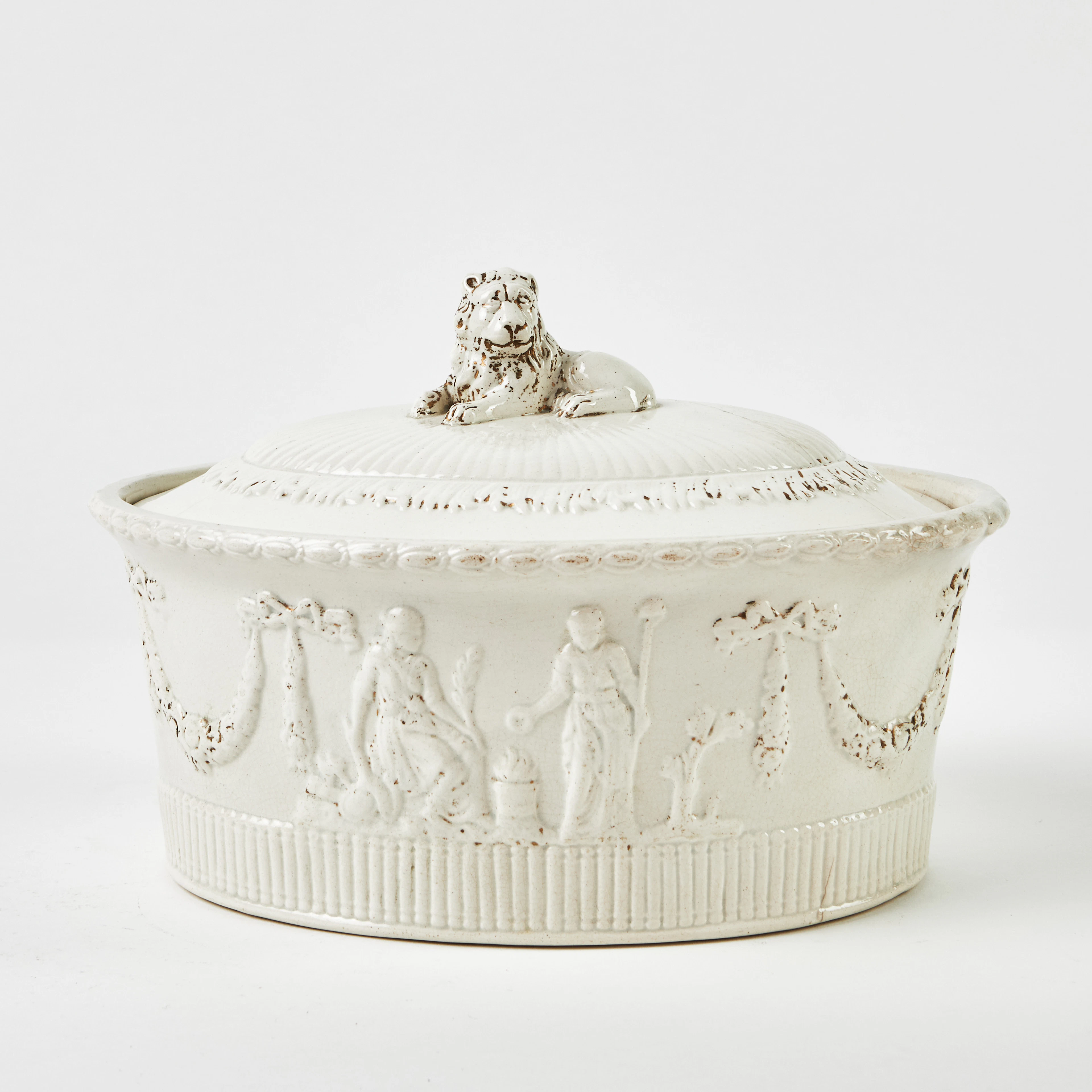 PASTEJTERRIN, Rörstrand, 1800-talets början, stämpelmärkt Rörstrand
