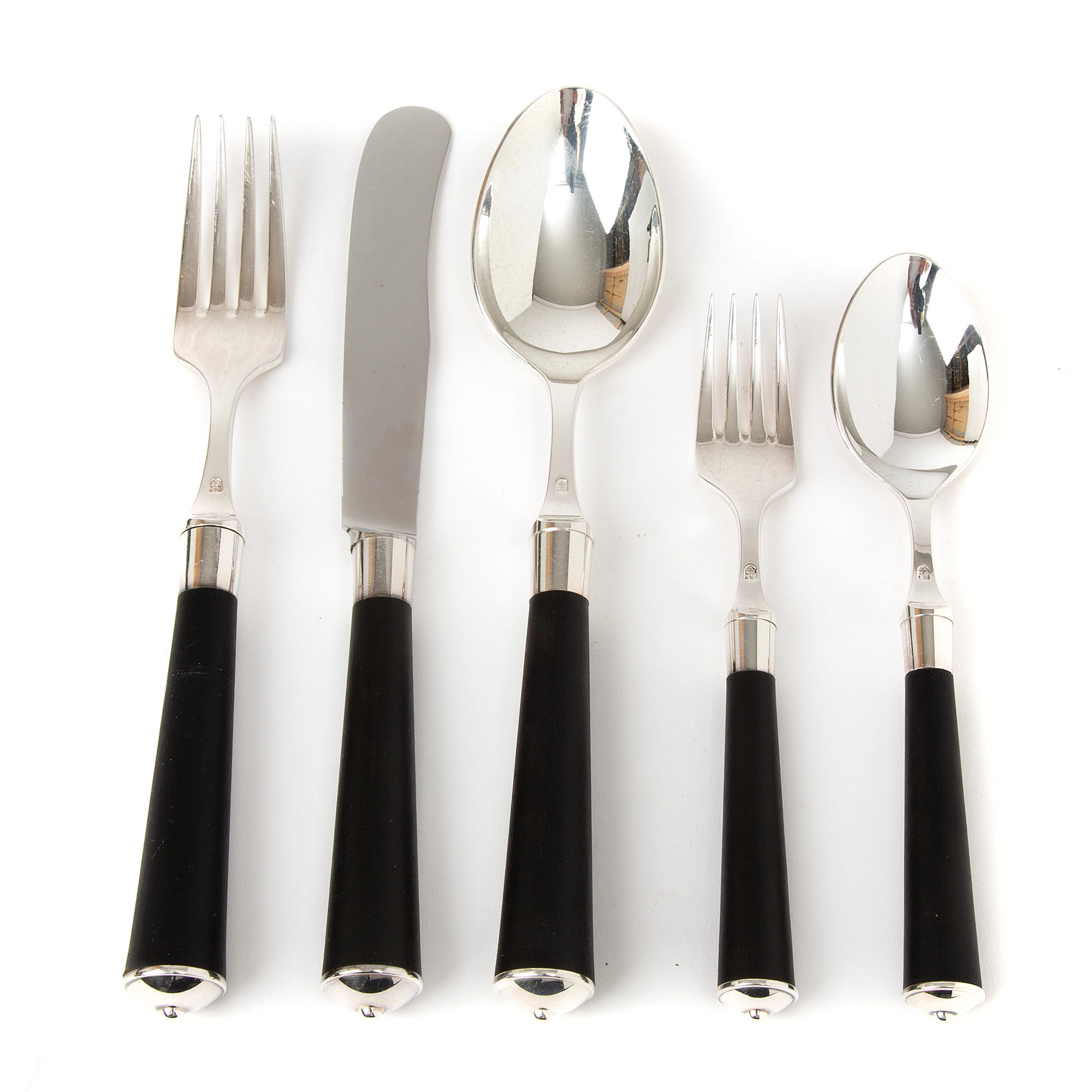 CLAUDE PETER. Bestickuppsättning, "Versailles", 60 delar, nysilver