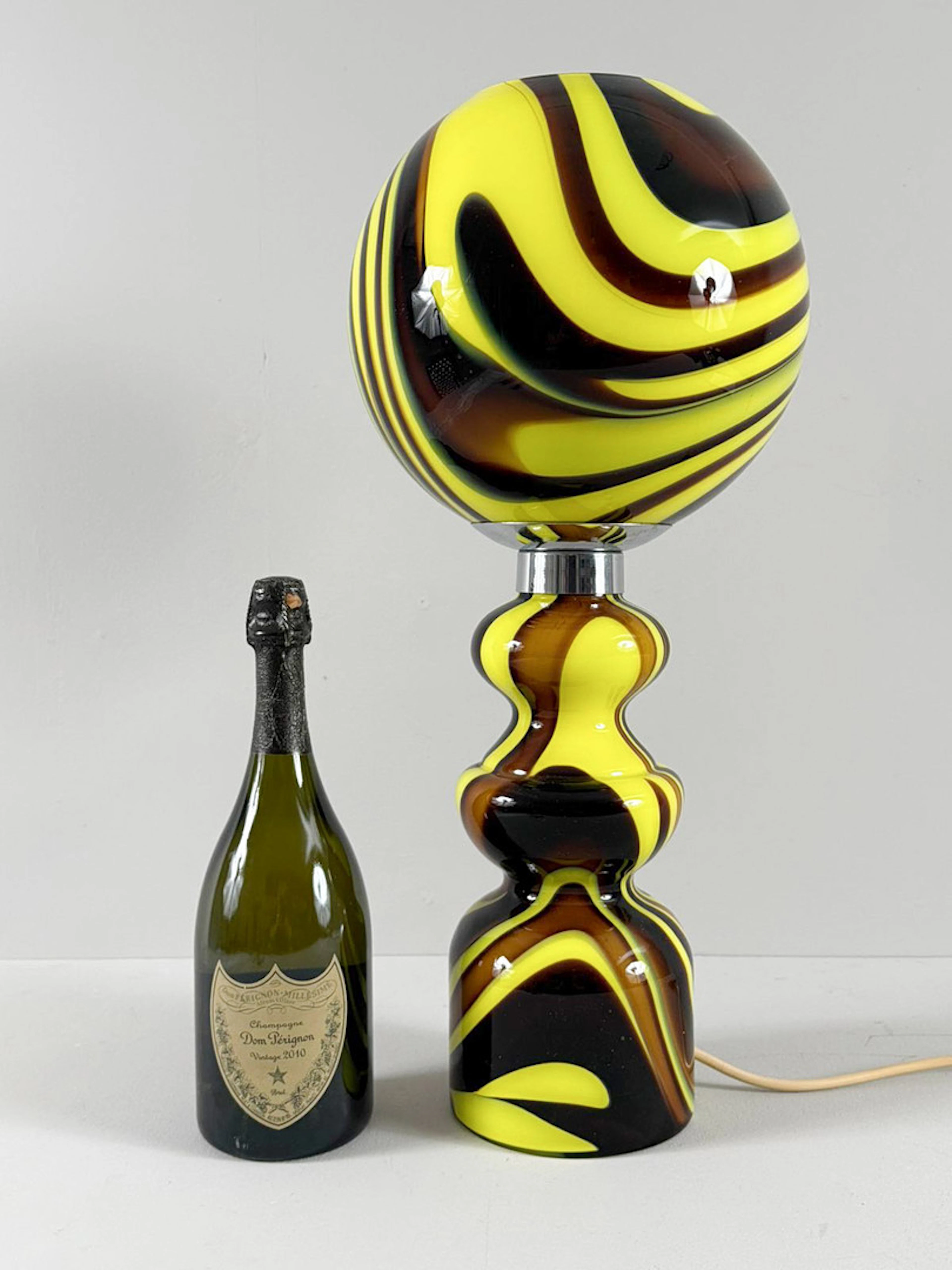 Mid Century Tischlampe/Tischleuchte von Carlo Moretti, Italien, 1970er Jahre.